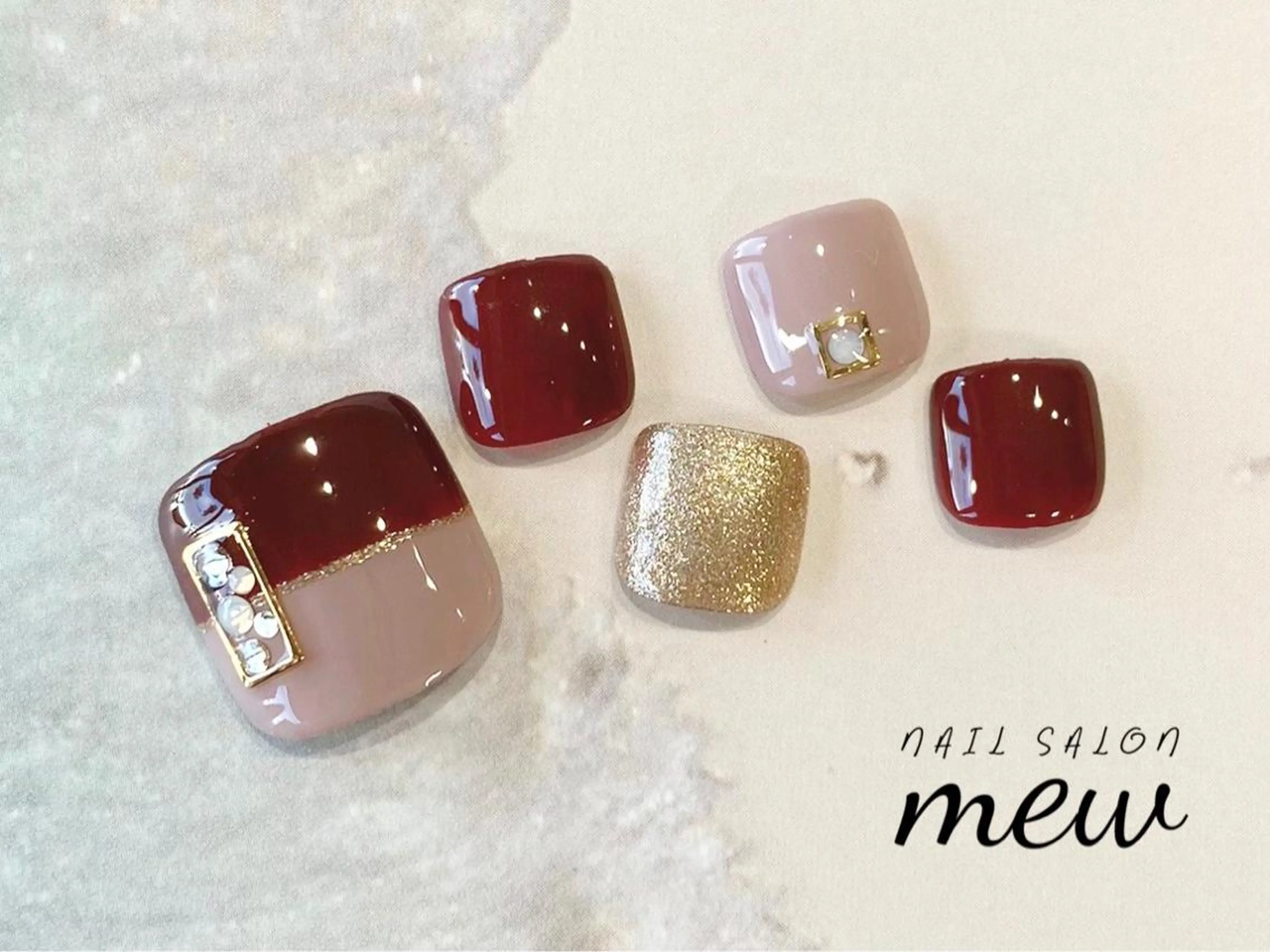 ネイル フットネイル Nail salon mewのネイルデザイン