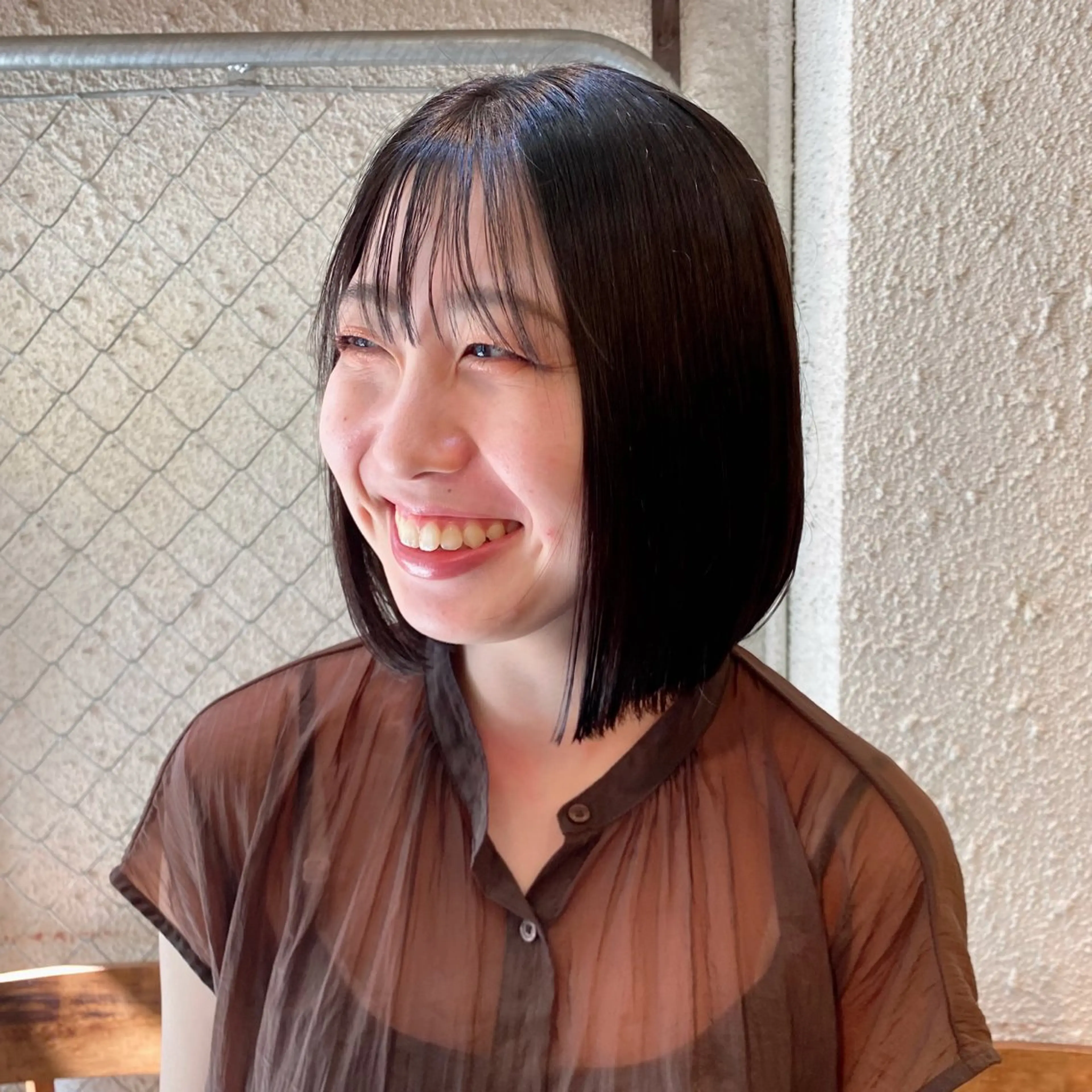 ミディアム カラー トリートメント 暖色艶color / ボブ🦩Rioのヘアスタイル