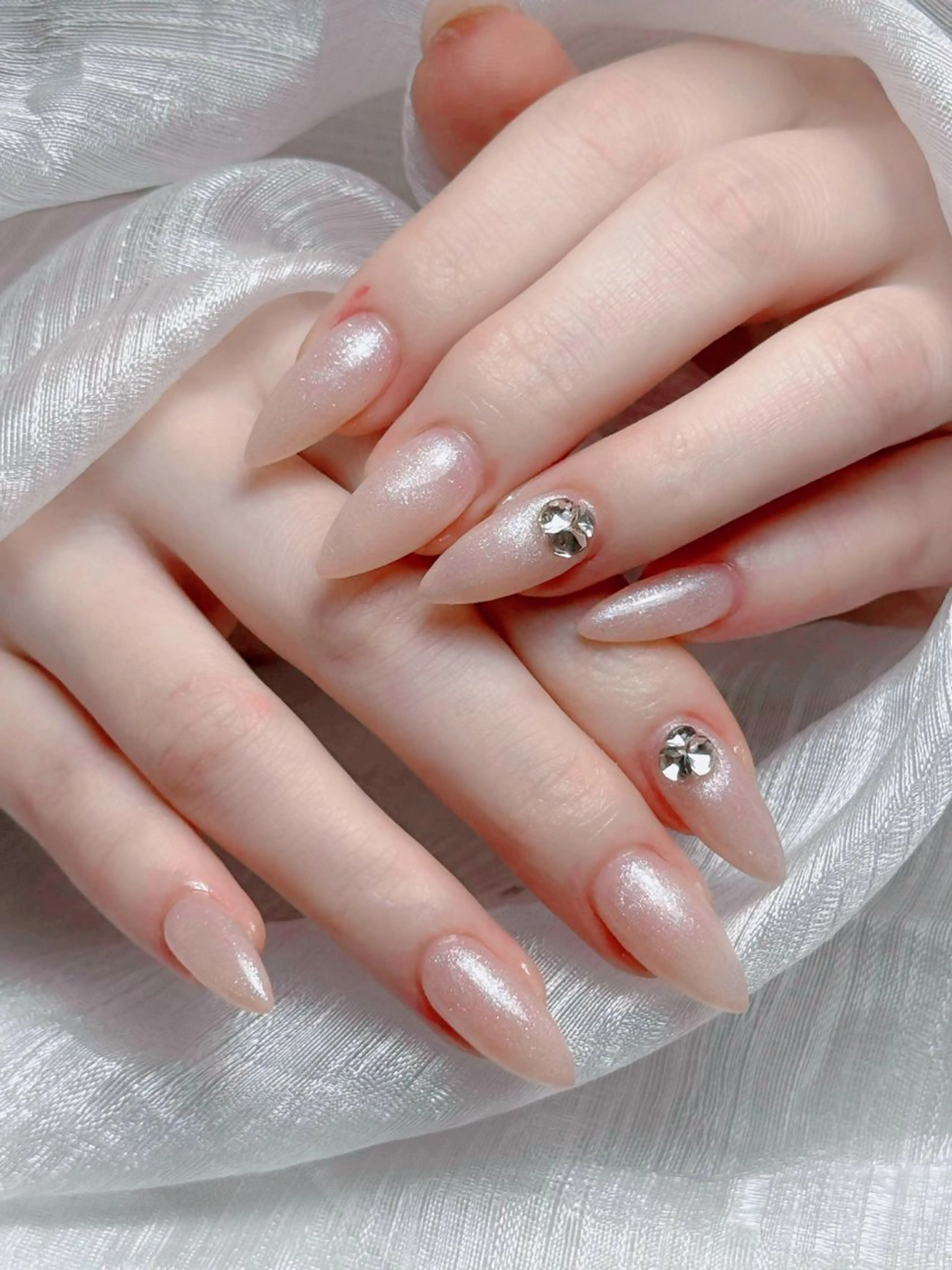 ネイル アートネイル 成人式 ジェルネイル ニュアンスネイル 夏ネイル NIE MoMoのネイルデザイン