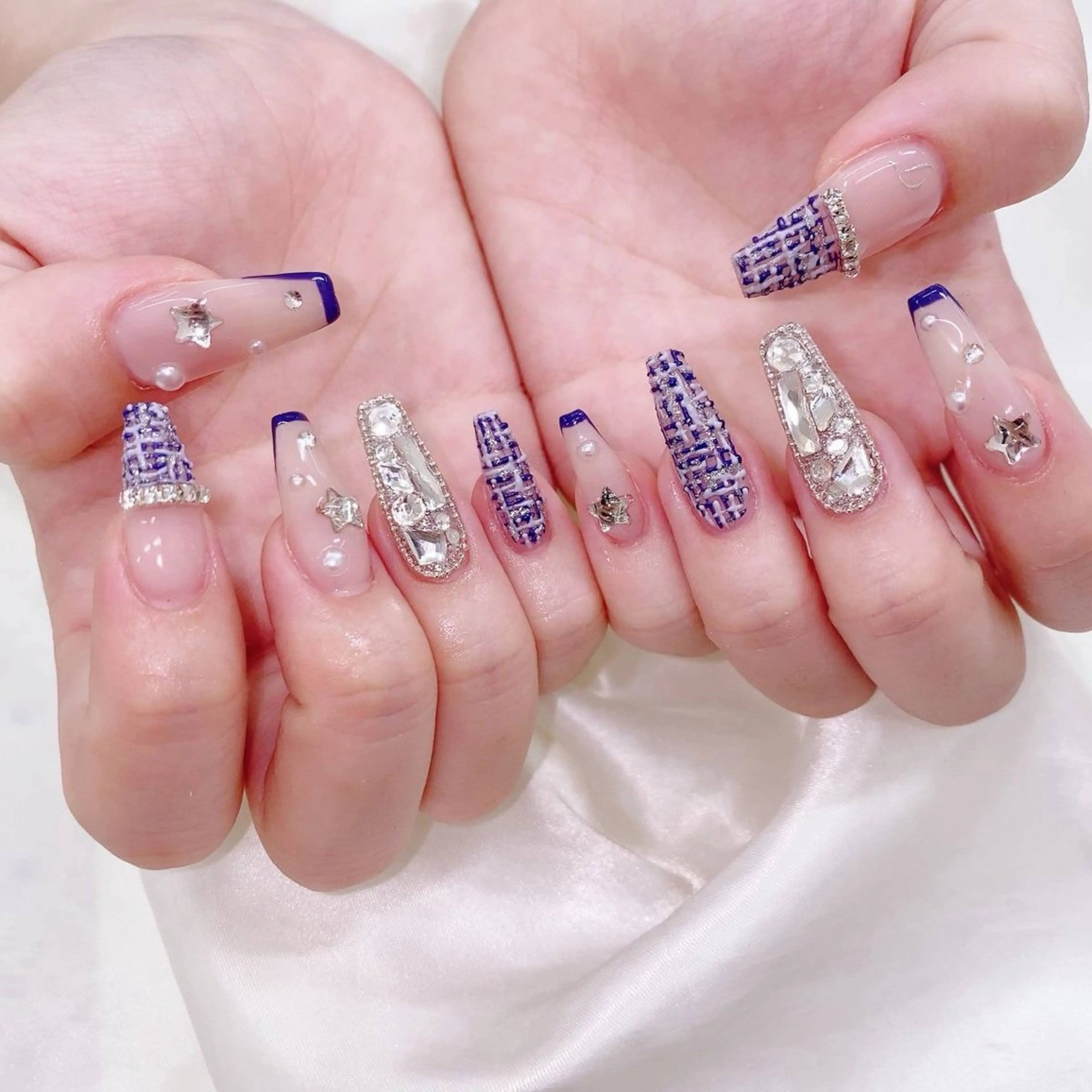 ネイル 長さ出し ハロウィン マグネットネイル ミラーネイル ネイルチップ Lee Nails チップ長さだし専門店のネイルデザイン