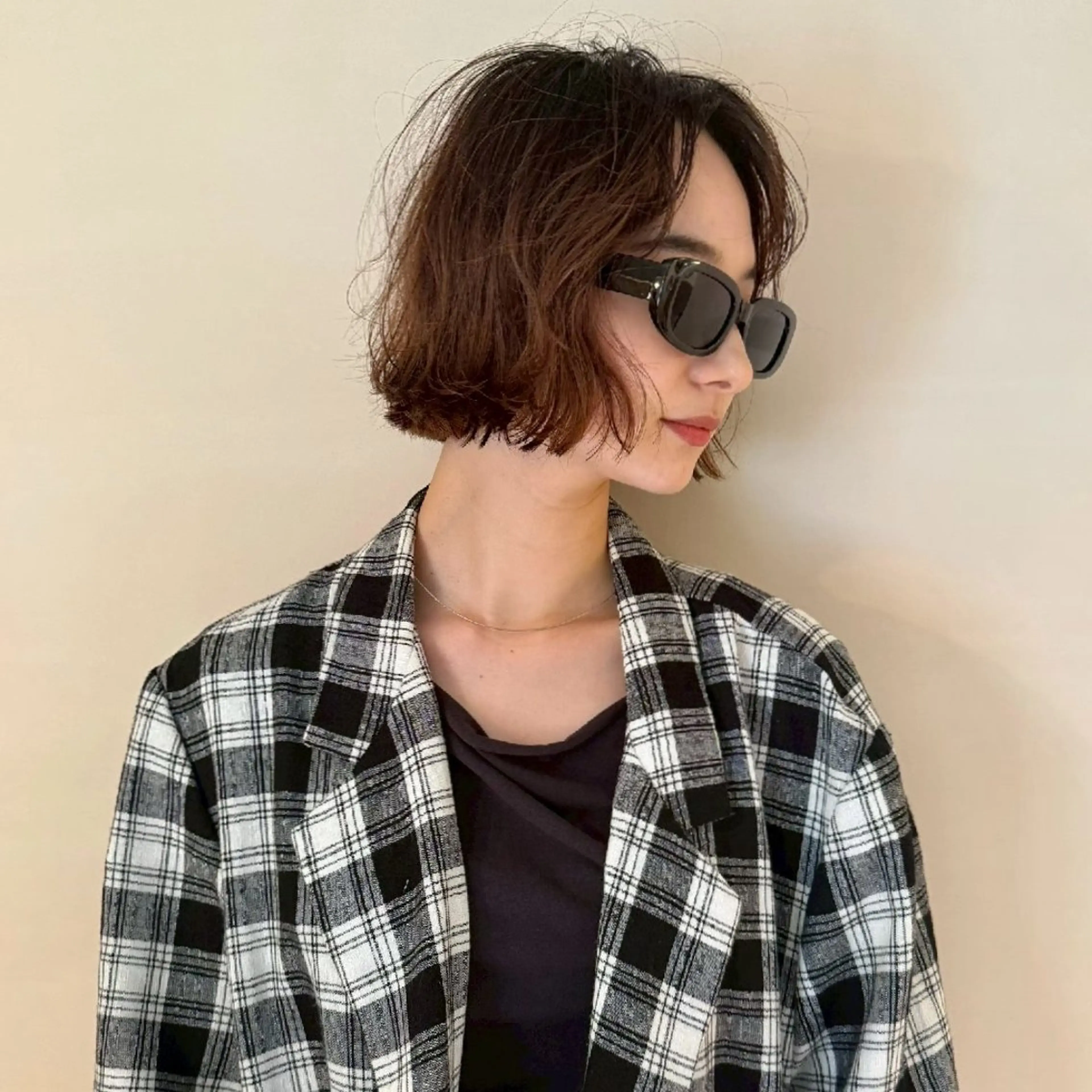 ミディアム カット ヘアカラー トリートメント 川原田麻衣【薬院/平 尾/高宮】透明感🫧のヘアスタイル