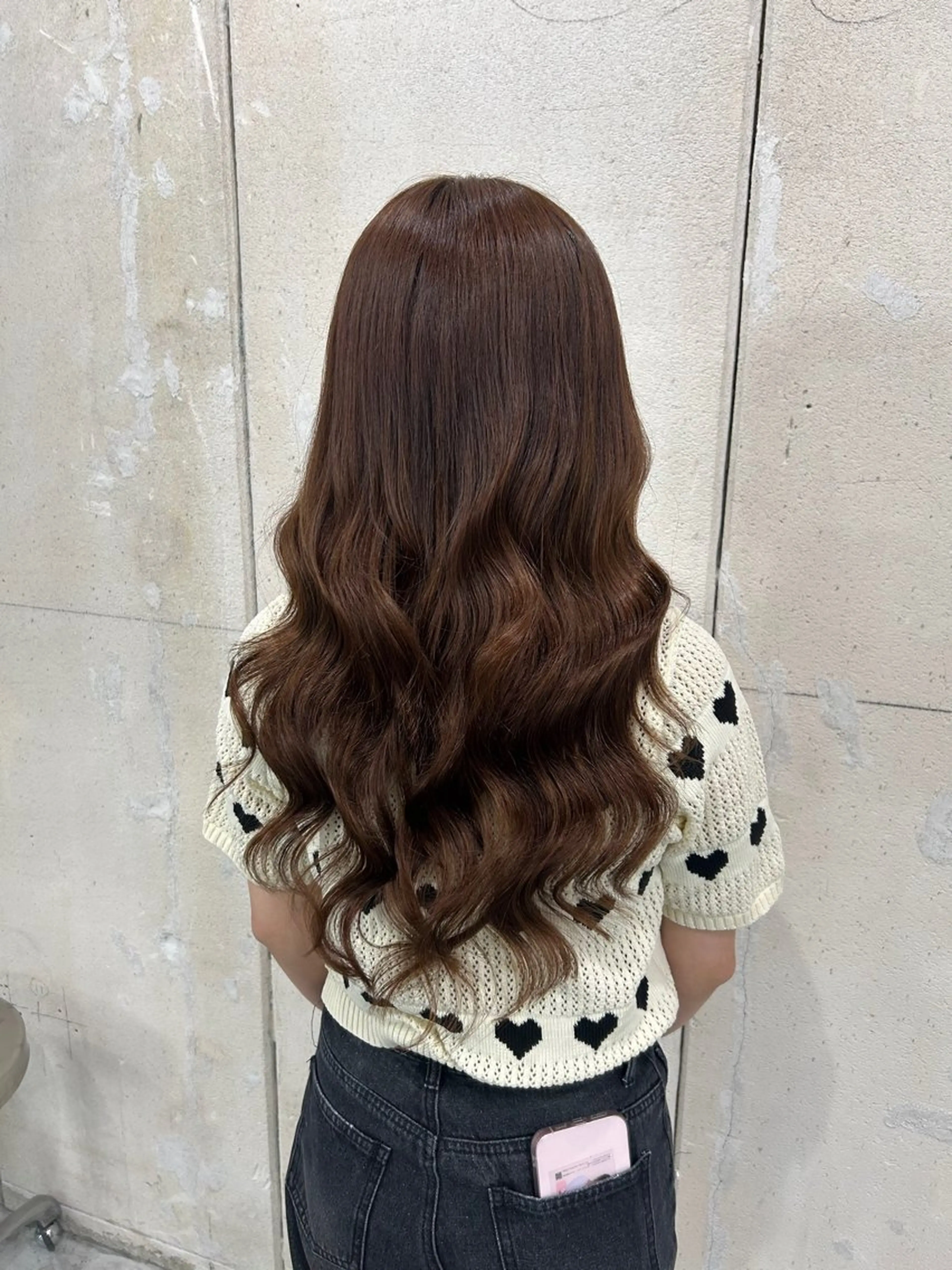 【高品質ロイヤルレミーシールエクステ50cm】＋艶カラーの写真