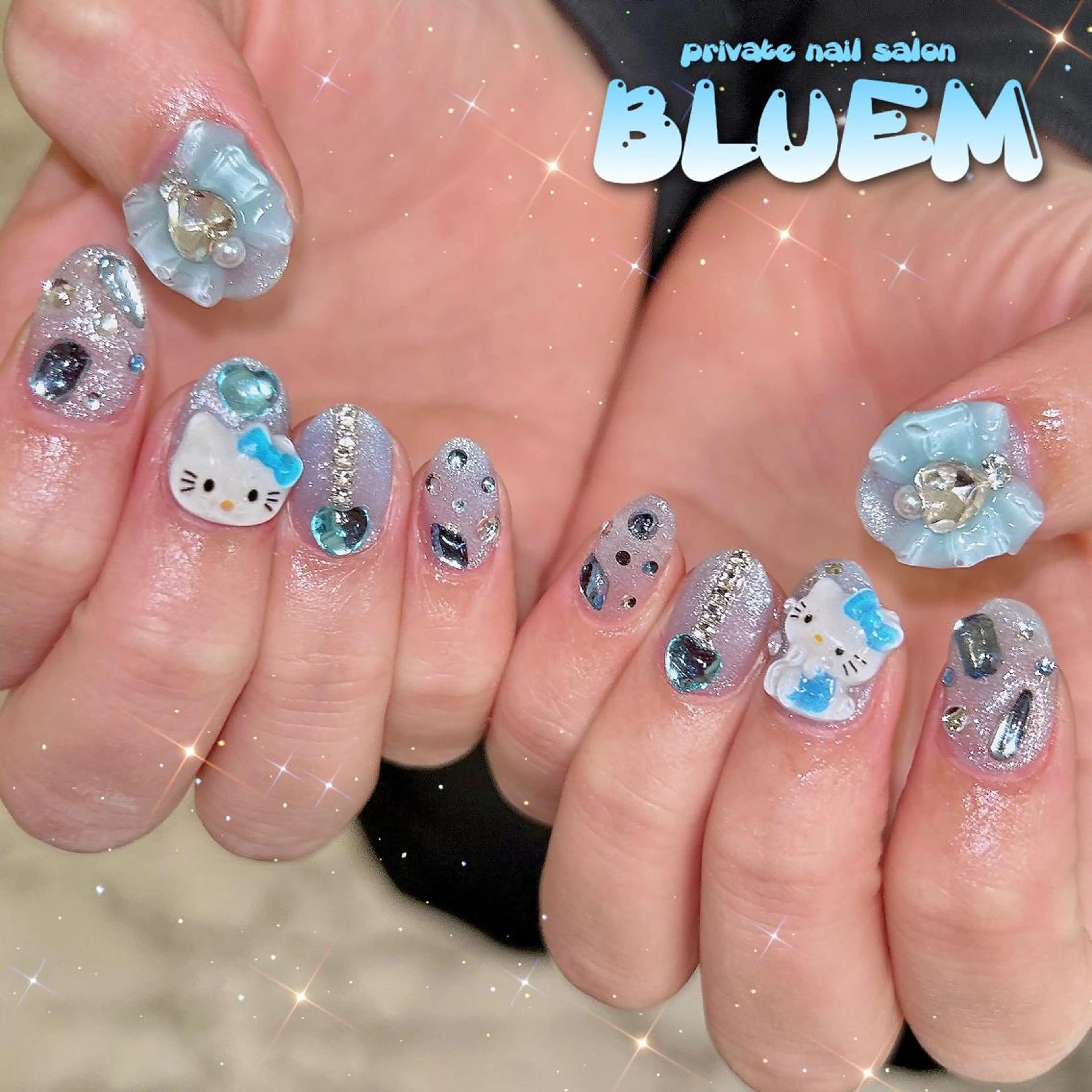 ネイル ハンドネイル BLUEM なな🐶のネイルデザイン