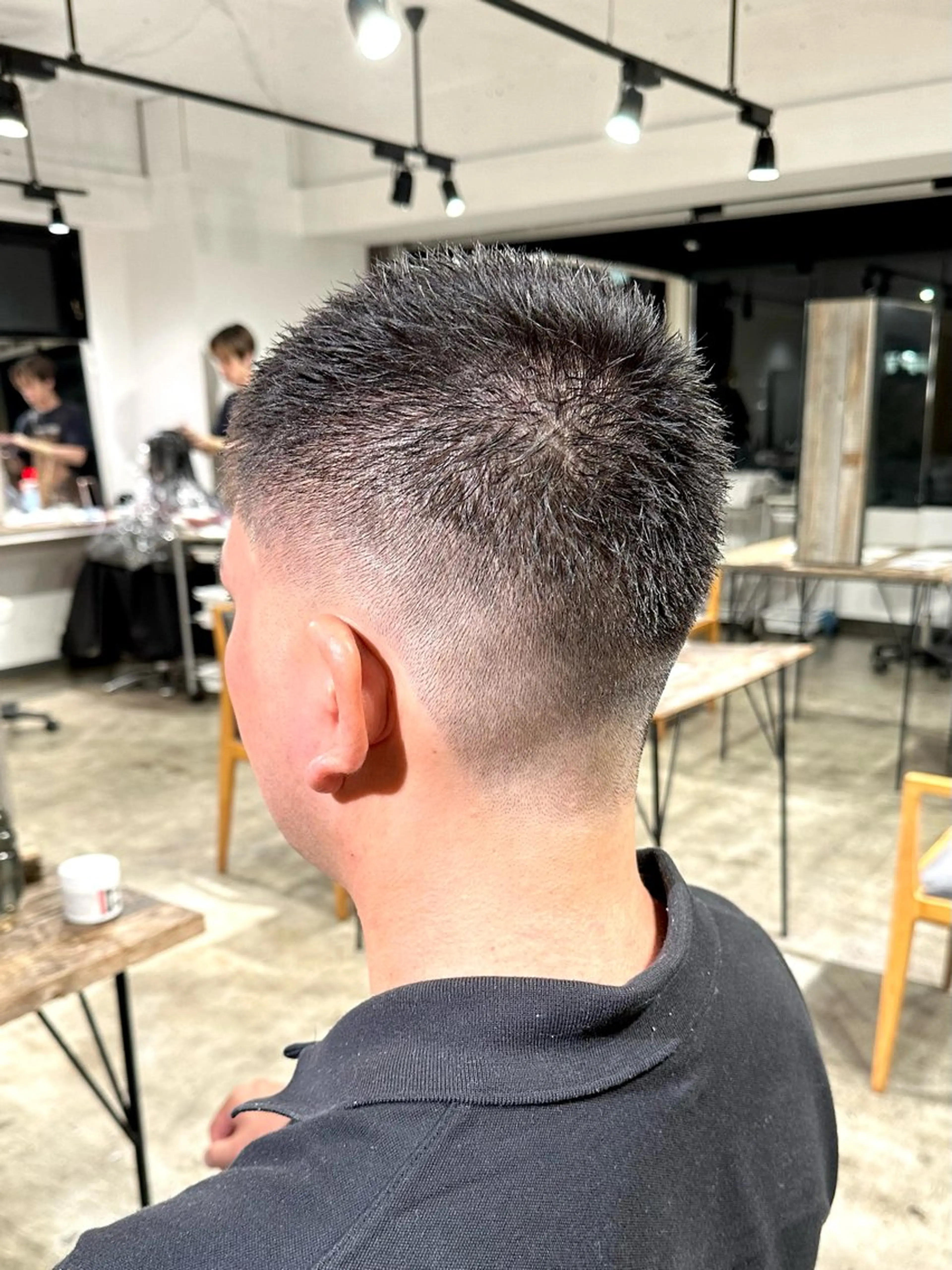メンズ ボウズ フェードカット メンズパーマ スキンフェード カット 骨格補正施術/メンズ 専門美容師/YUYAのヘアスタイル