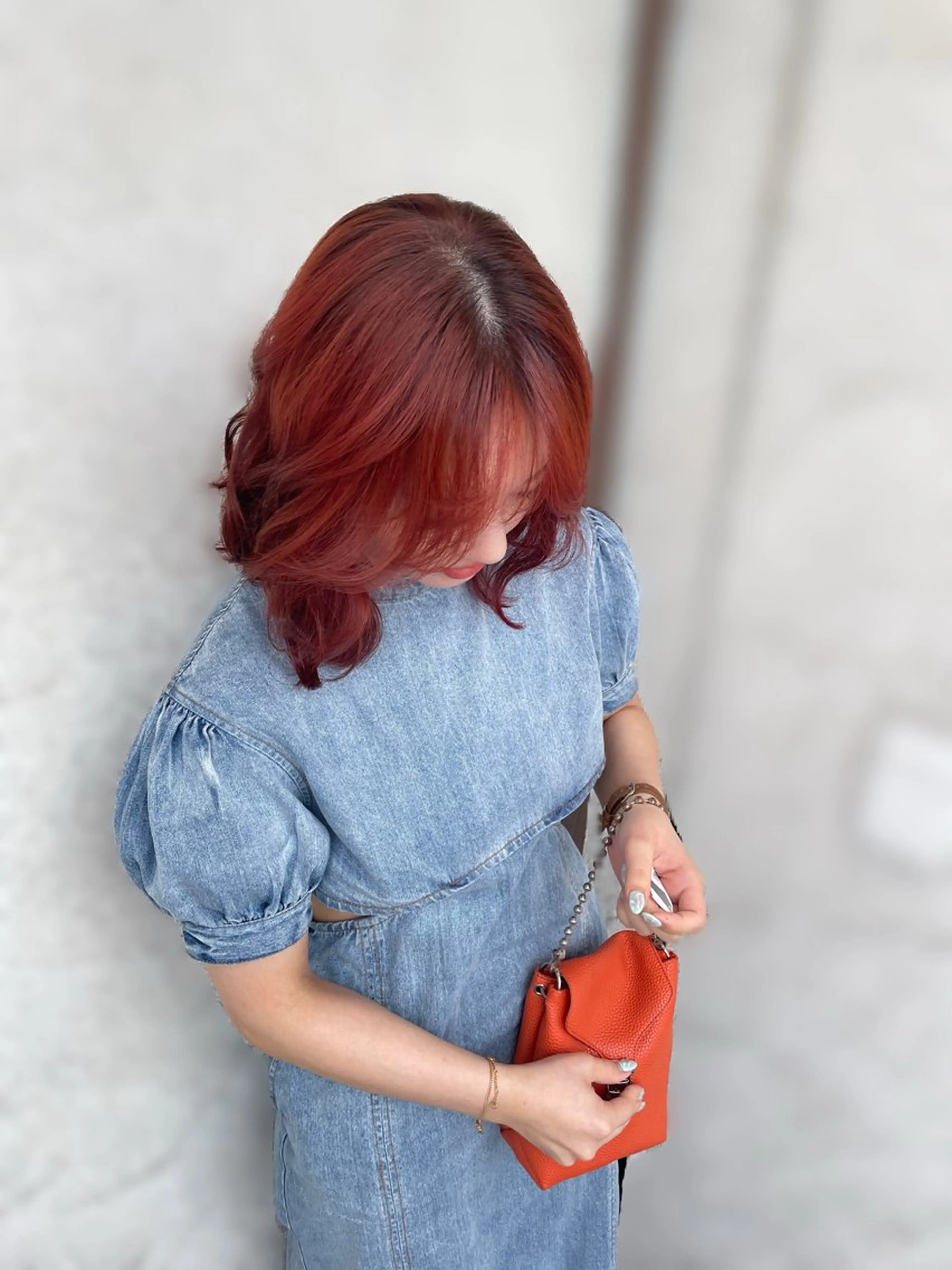 ミディアム カラー レナ┊︎髪質改善 ┊︎シルクストレートのヘアスタイル