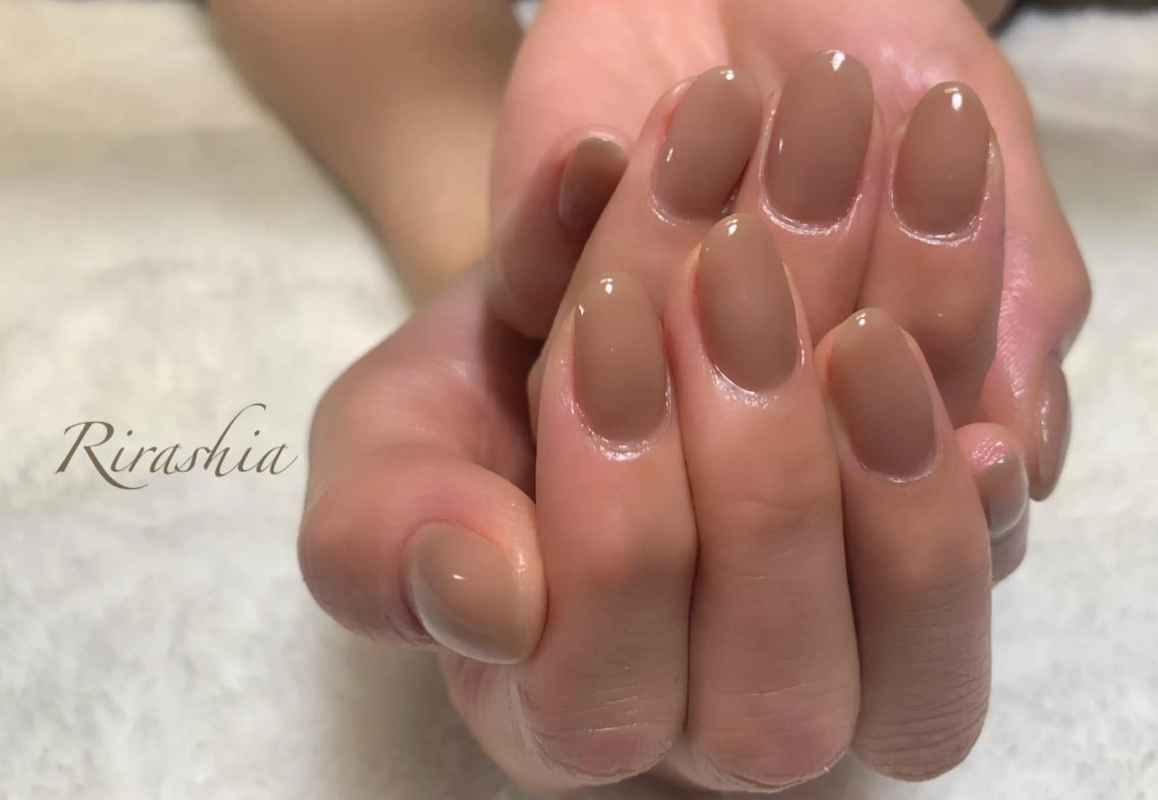 ネイル ハンドネイル ハンドケア うる艶♡透明感ネイル Rirashiaのネイルデザイン