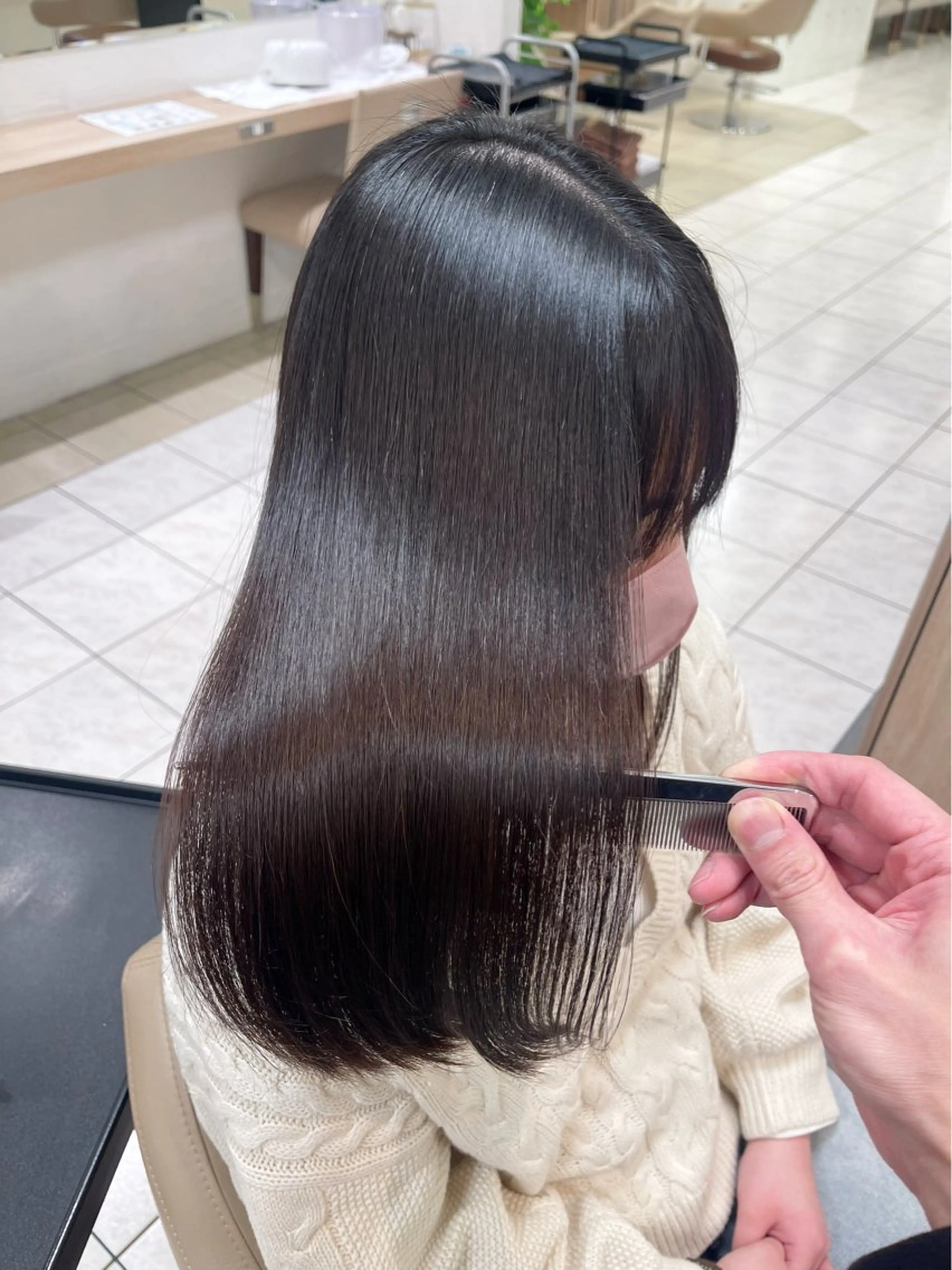 ロング Ash国立店 池田勇一”のヘアスタイル