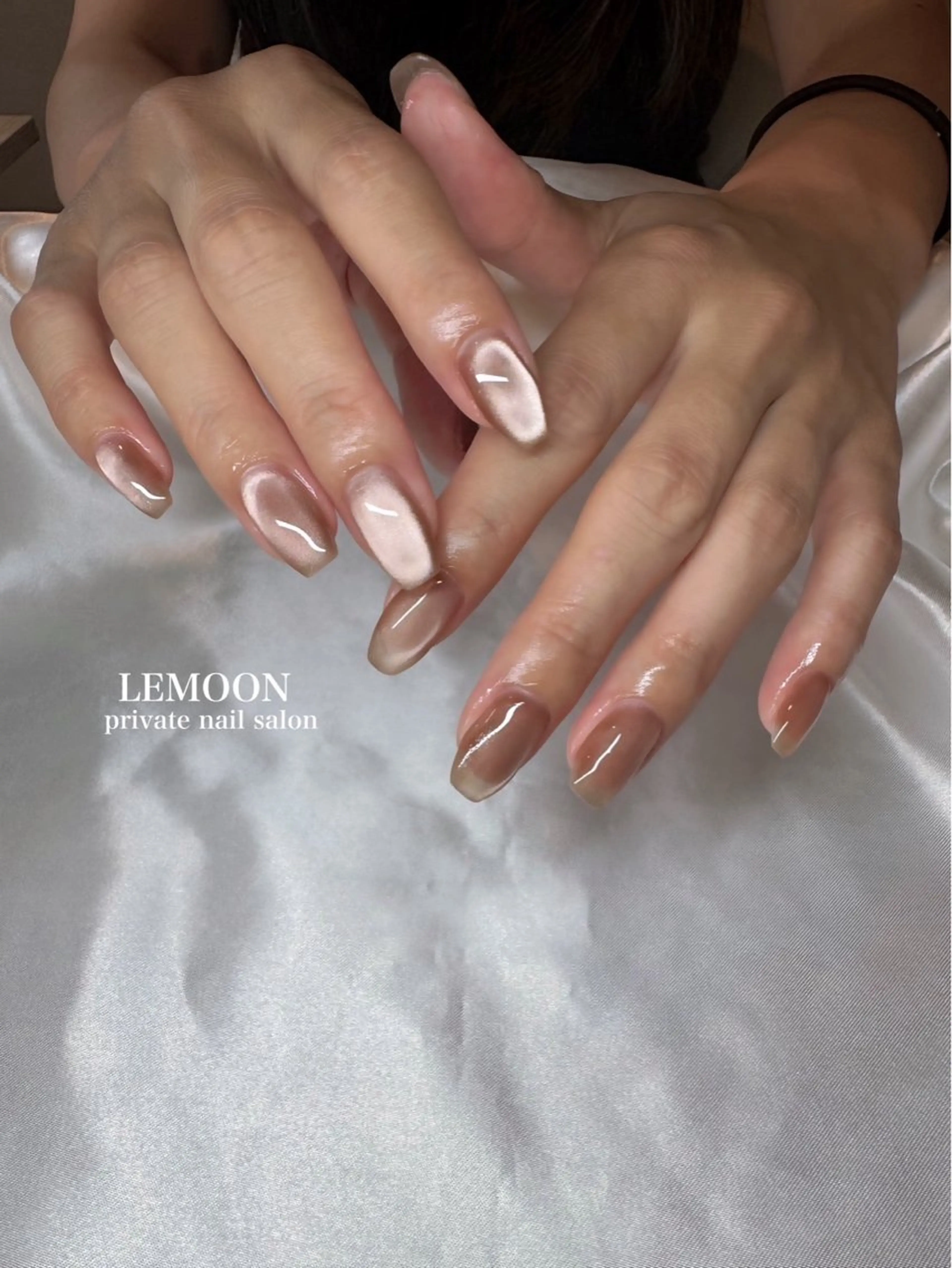 ネイル ワンカラーネイル ハンドネイル private nail salon　LEMOON所属・nail salon LEMOONのネイルデザイン