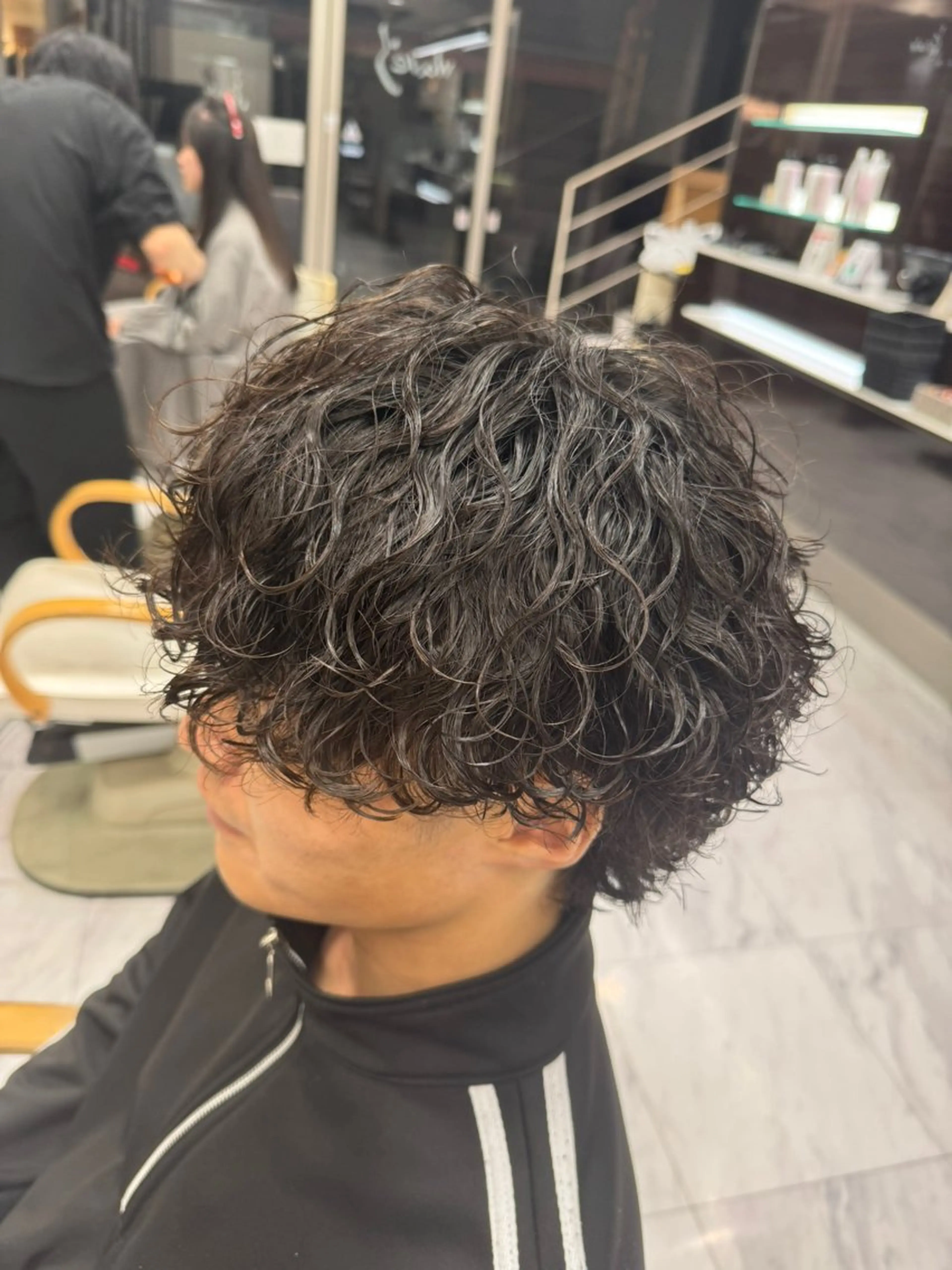 パーマ メンズ カット パーマ トリートメント 目黒 碧人のヘアスタイル