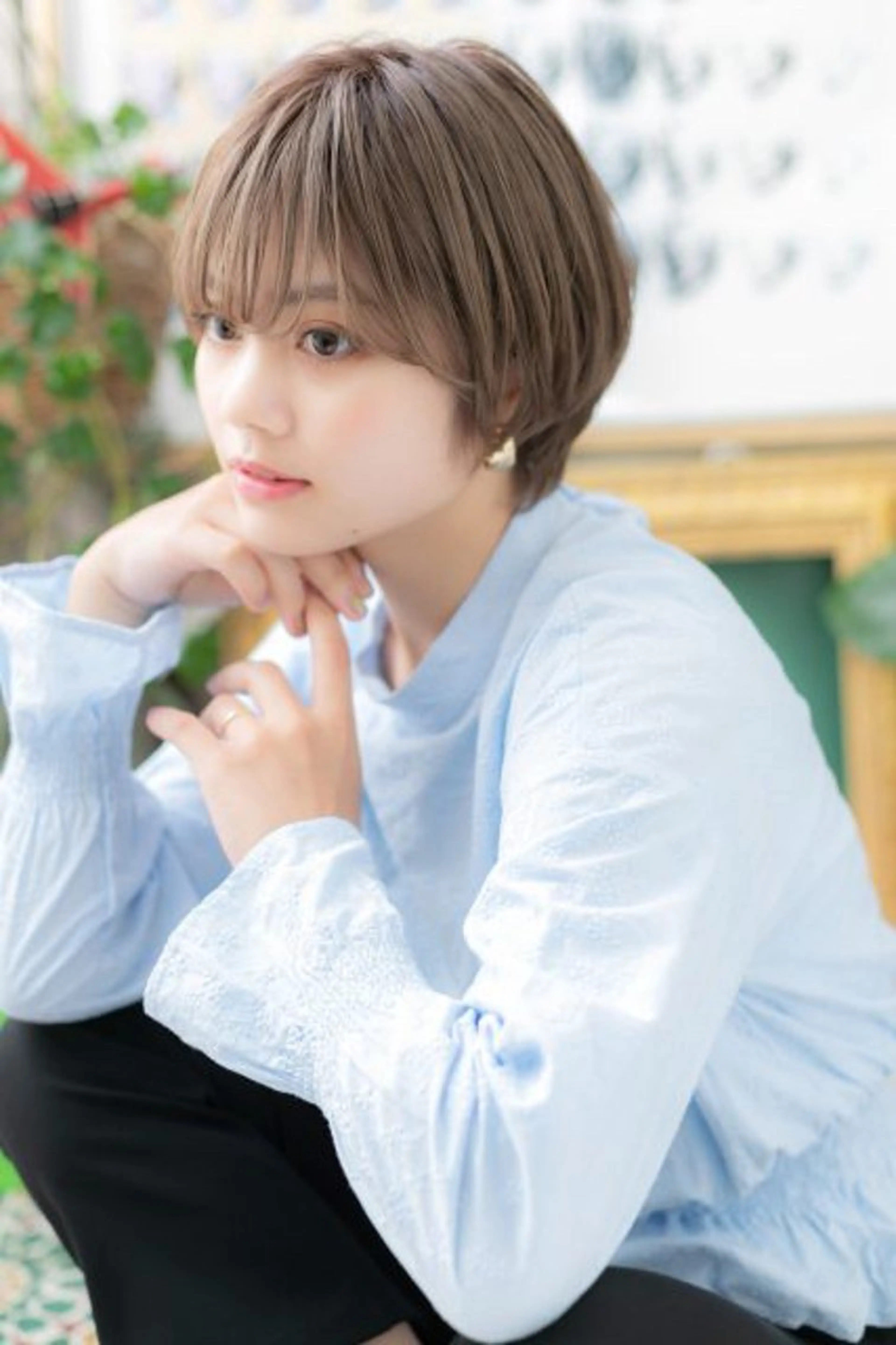 ショート カラー ヘアカラー 土井 美奈代のヘアスタイル