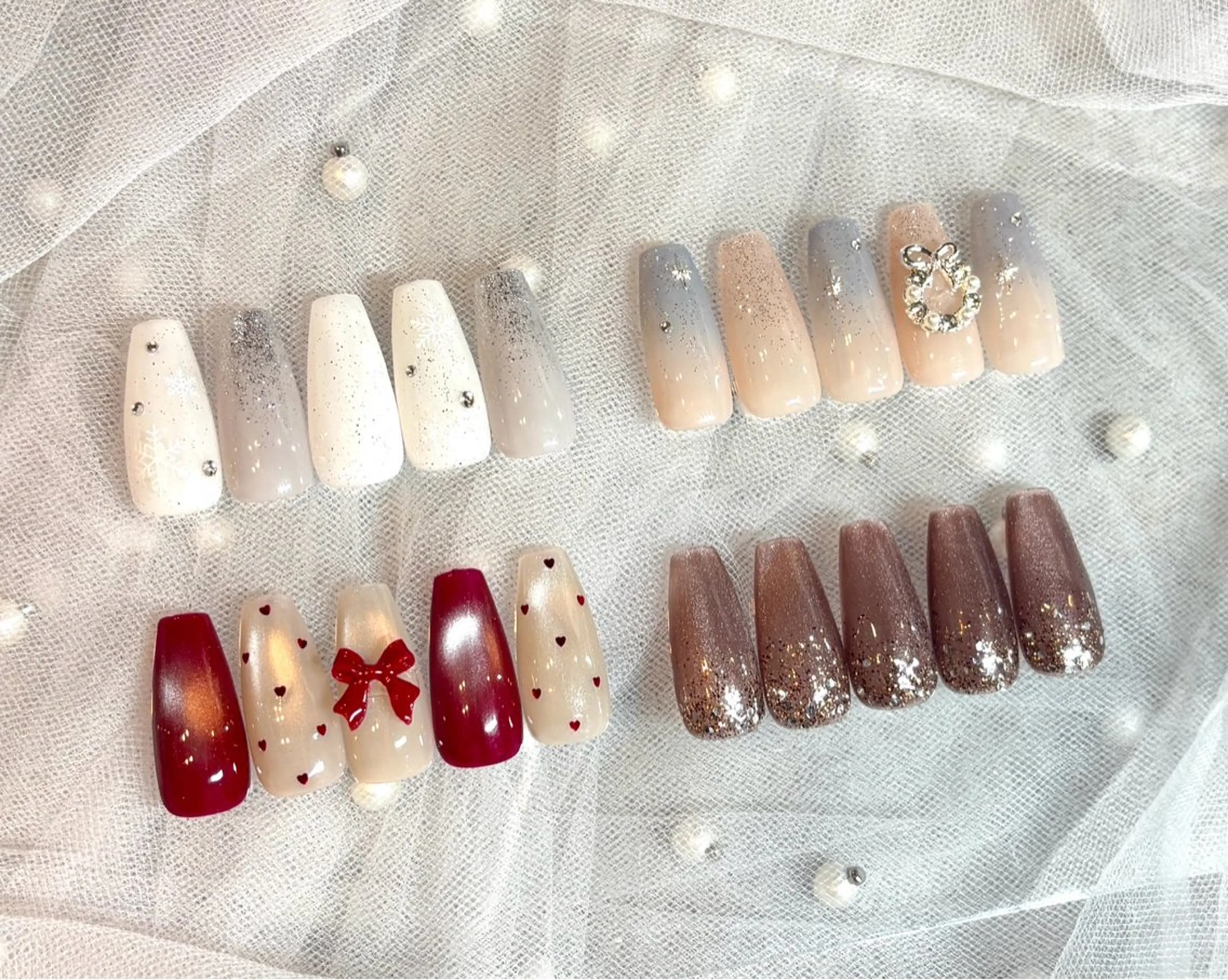 冬限定!☃❄4つのよりすぐりデザイン✨️【初回フィルインオフ無料】の写真