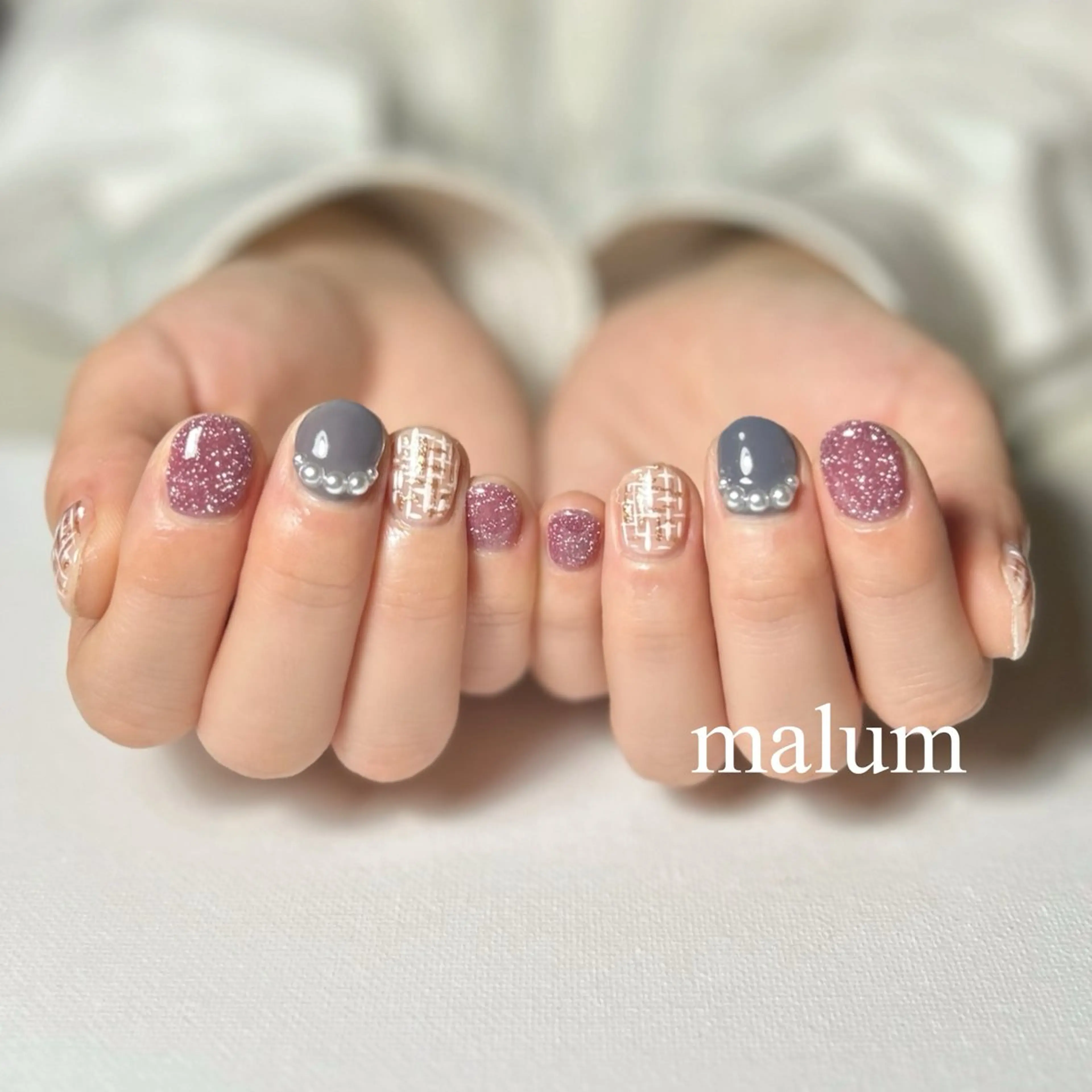 ネイル ハンドネイル malum nailのネイルデザイン