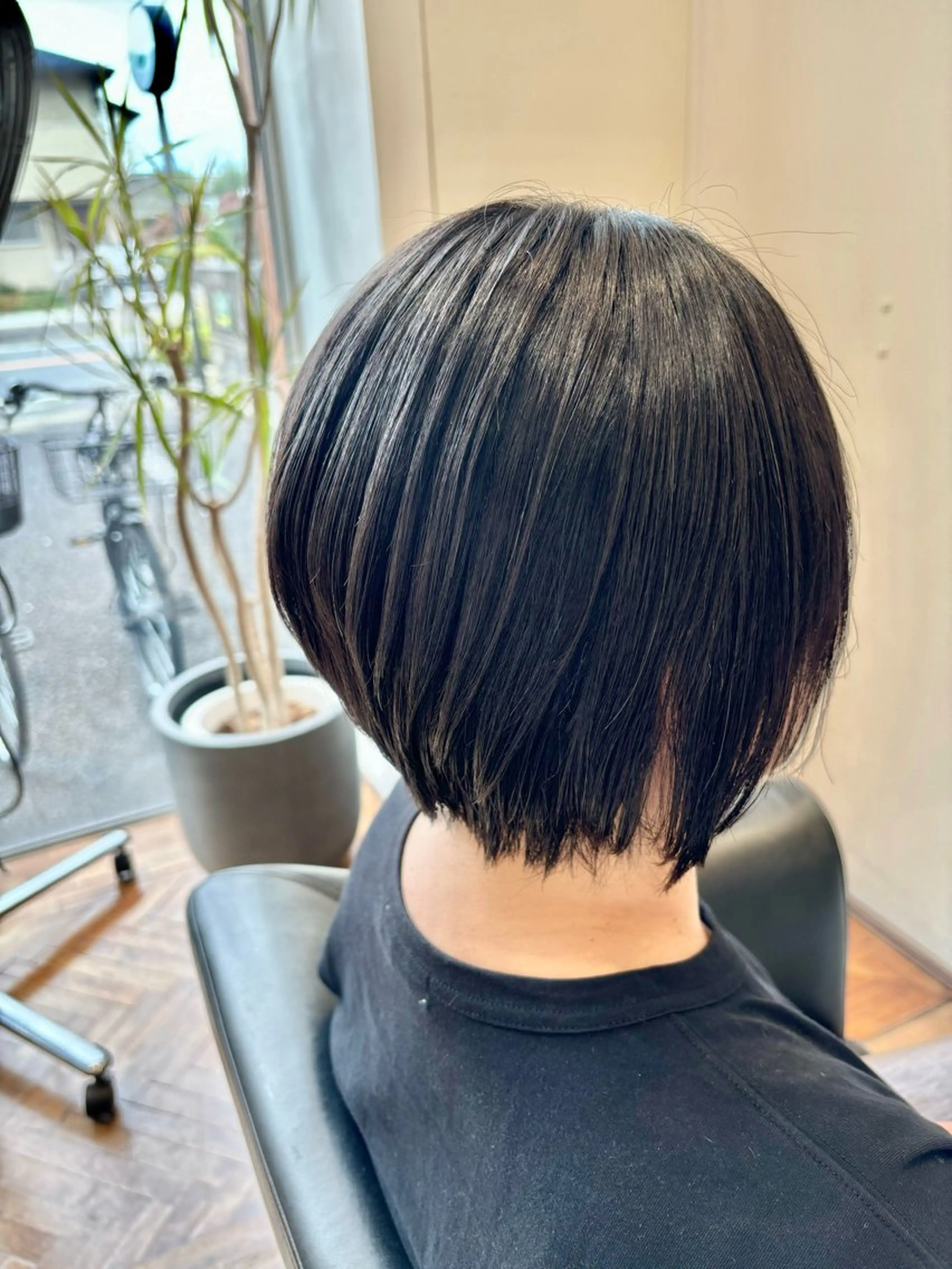 ショート パーマ ショートレイヤー ボブ レイヤーカット ショートヘア 縮毛矯正 カット 縮毛矯正 秋山知穂🌸縮毛矯正 ショートお任せ🌸のヘアスタイル