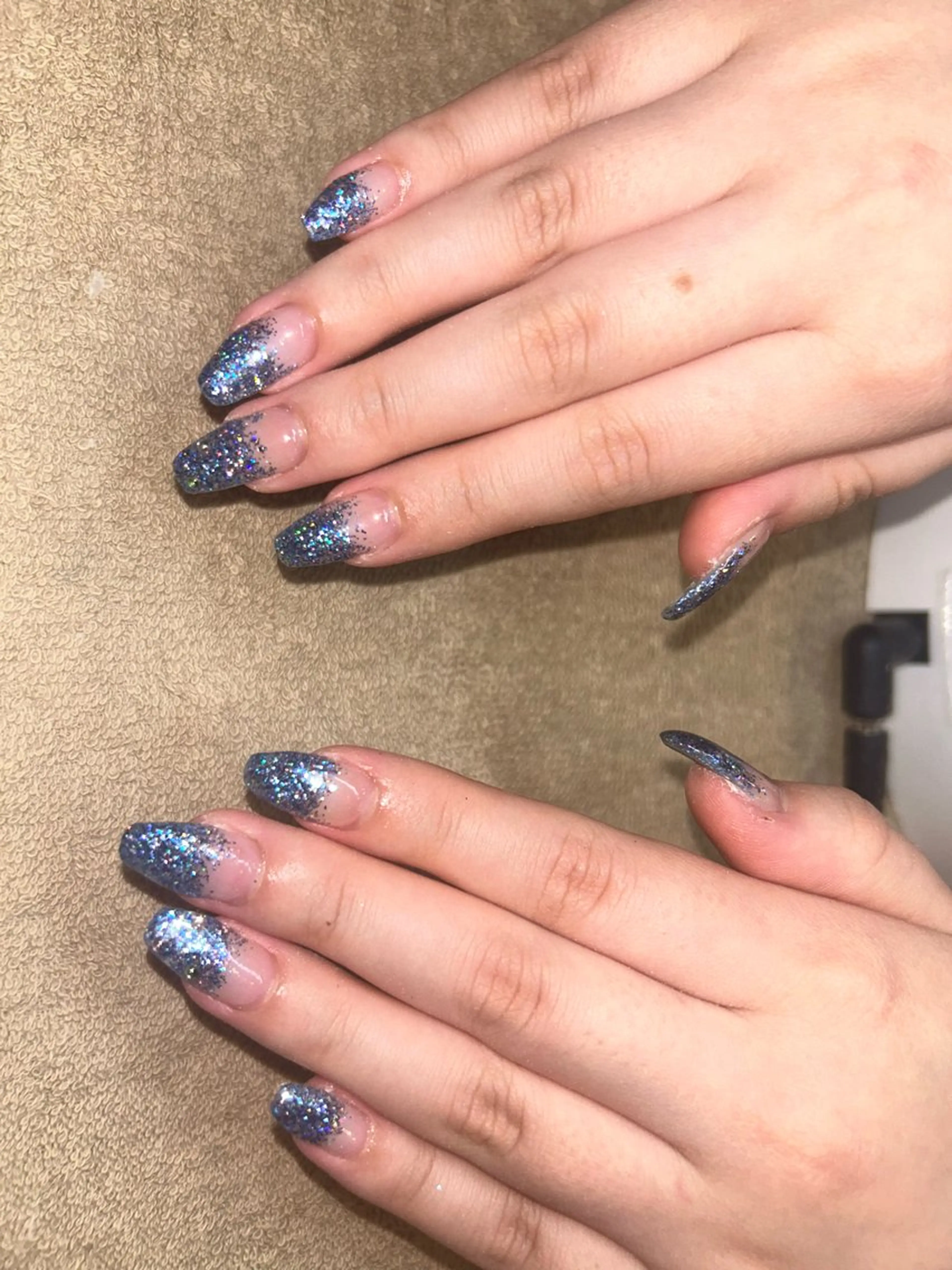 ネイル ラメ(グリッター) ラメグラデーション ReRe【リリ】西鉄久留米駅前店所属・nail annaのネイルデザイン