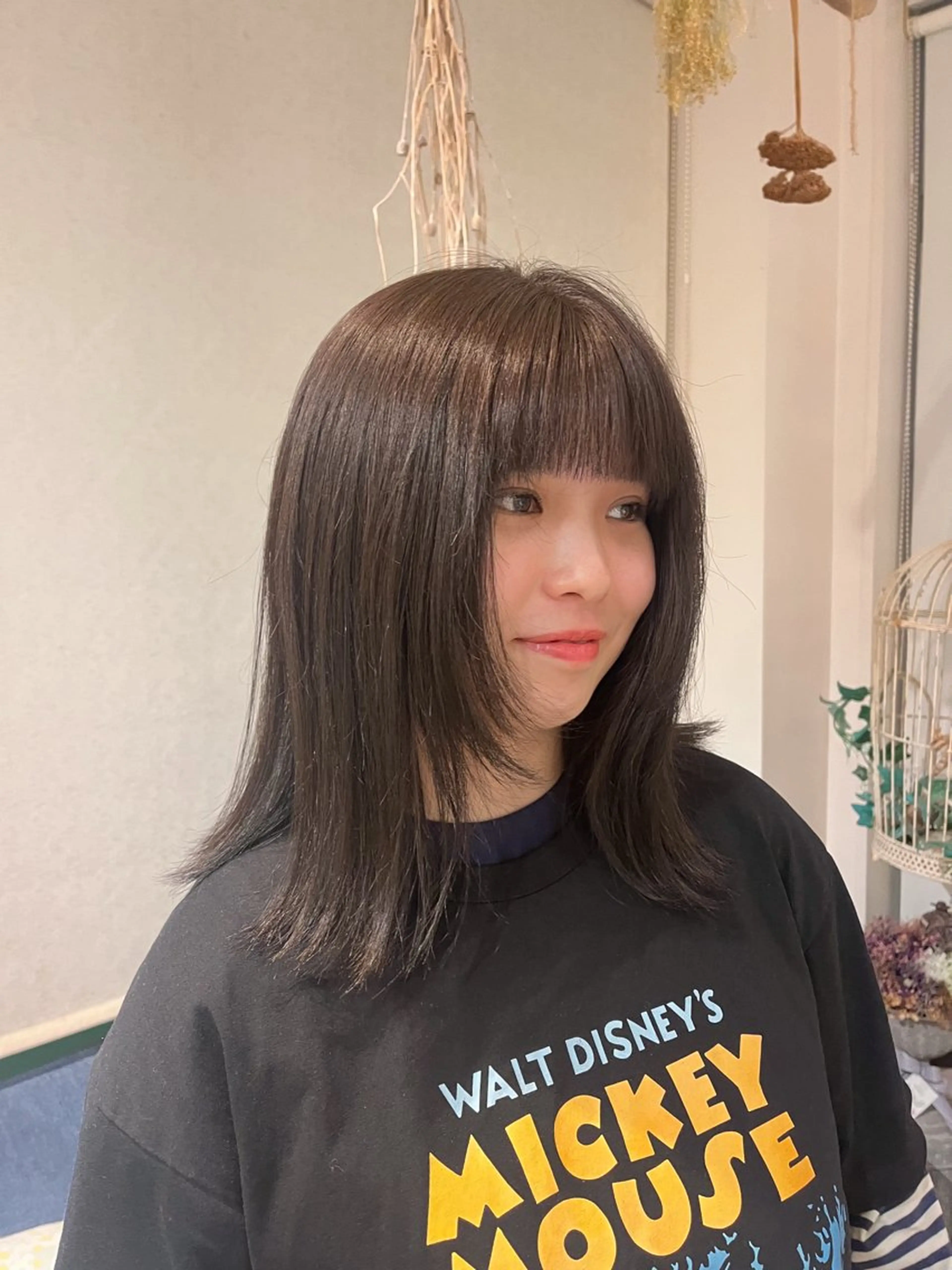 セミロング レイヤー/暖色/ 髪質改善/永礼芳果のヘアスタイル