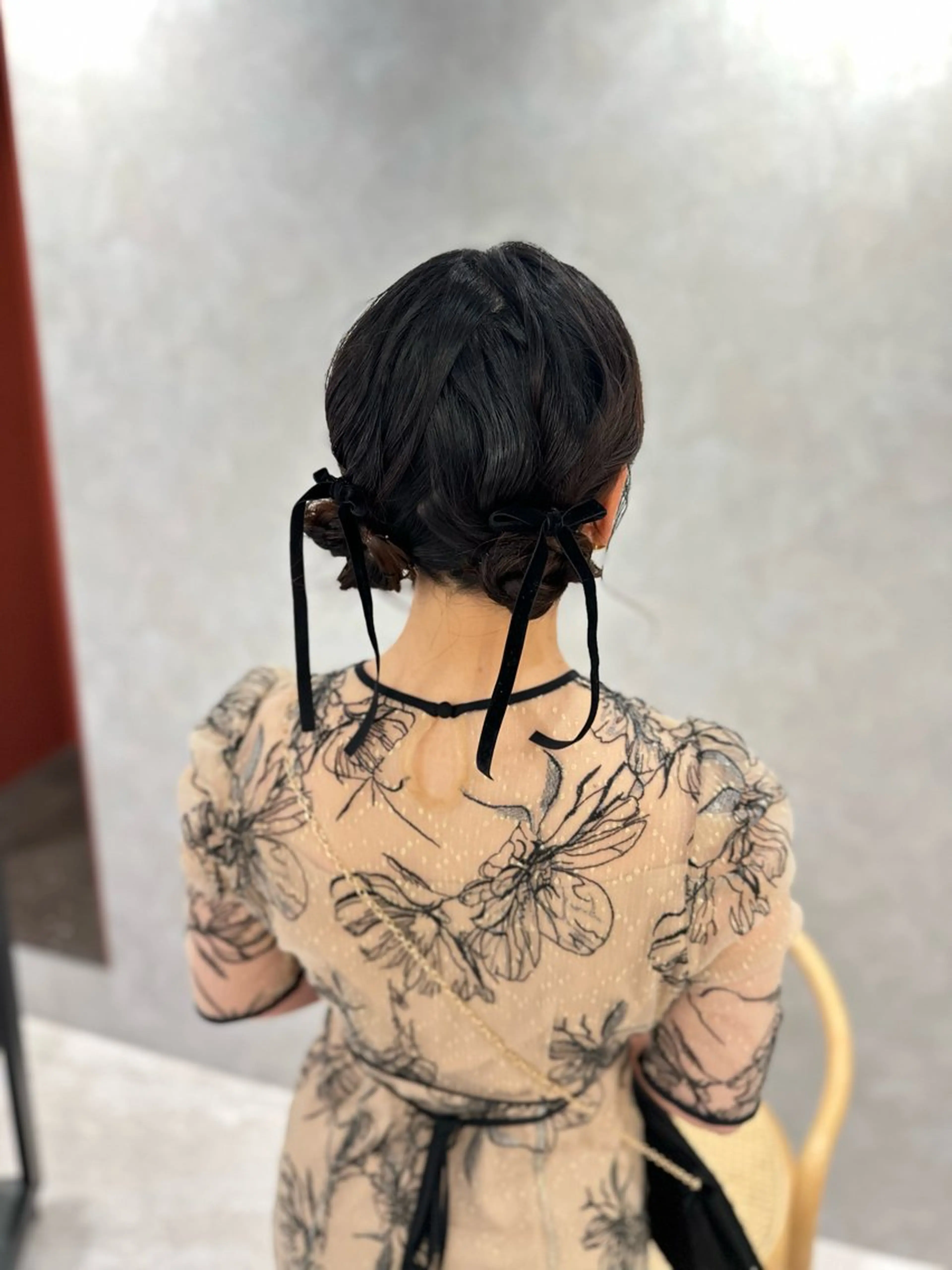 ミディアム ヘアセット ubu share salon所属・鈴村緋女／ヘアセット ／耳ツボジュエリーのその他イメージ