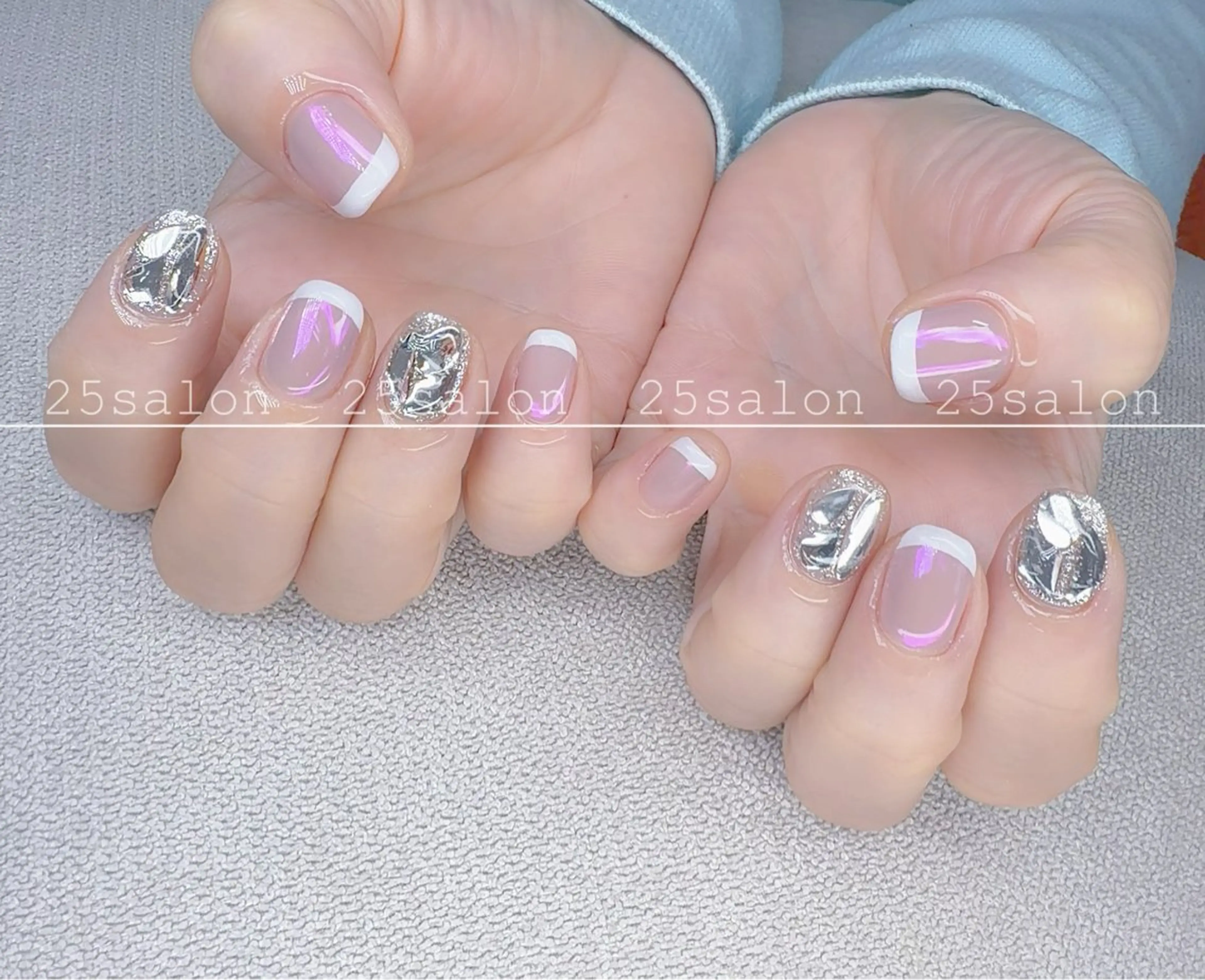 ネイル ジェルネイル 韓国ネイル ニュアンスネイル パラジェル ワンホンネイル 2 5のマツエク・マツパデザイン