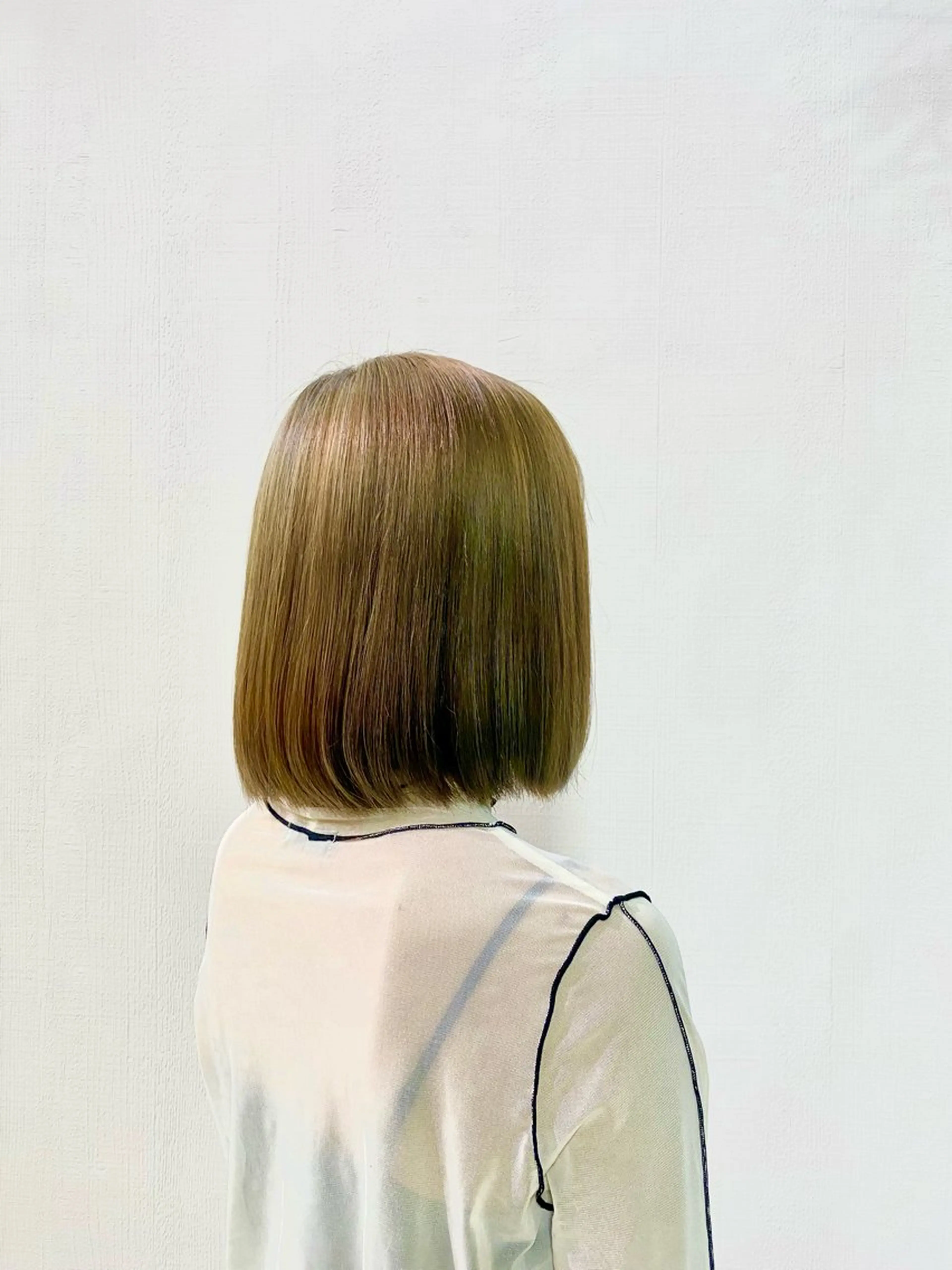 カラー ベージュカラー オリーブベージュ ヘアカラー 杉森 蘭琉のヘアスタイル