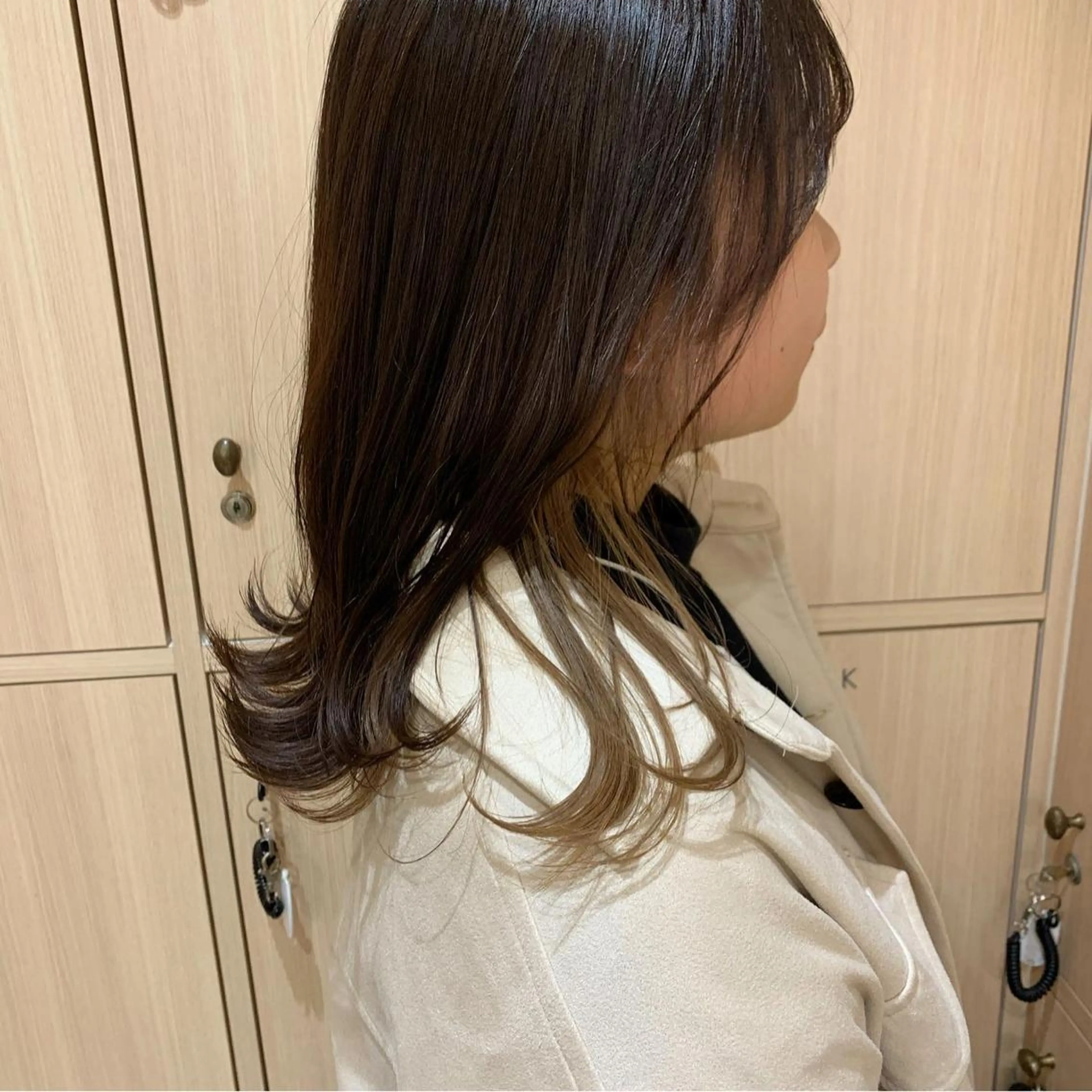 ミディアム カラー ヘアアレンジ ブリーチ ヘアカラー トリートメント LATTAN COSITU所属・店長 大方康暉のヘアスタイル