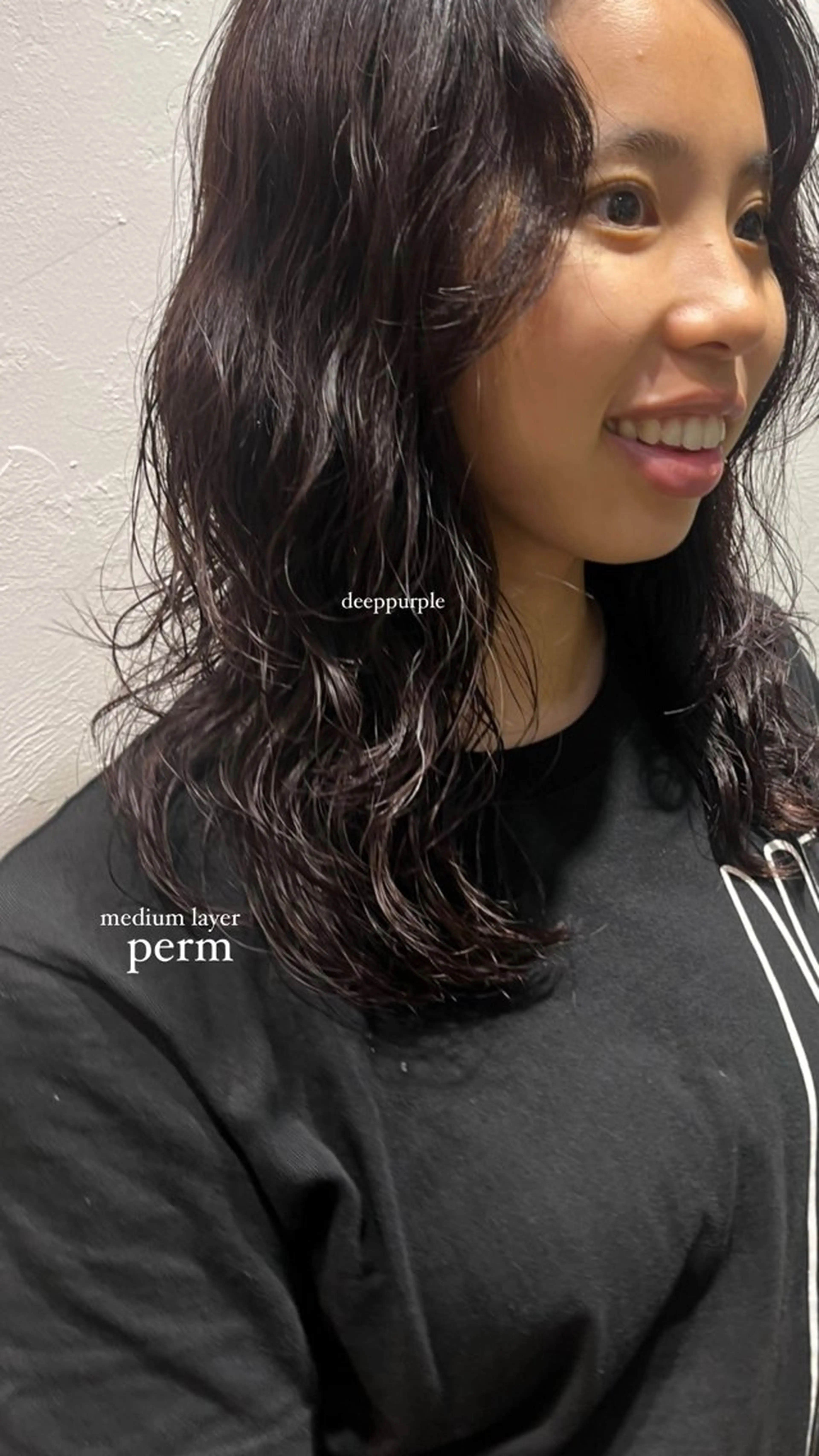 ミディアム パーマ Garland  Ginza所属・モモ🍑 レイヤー/ボブ/暖色のヘアスタイル