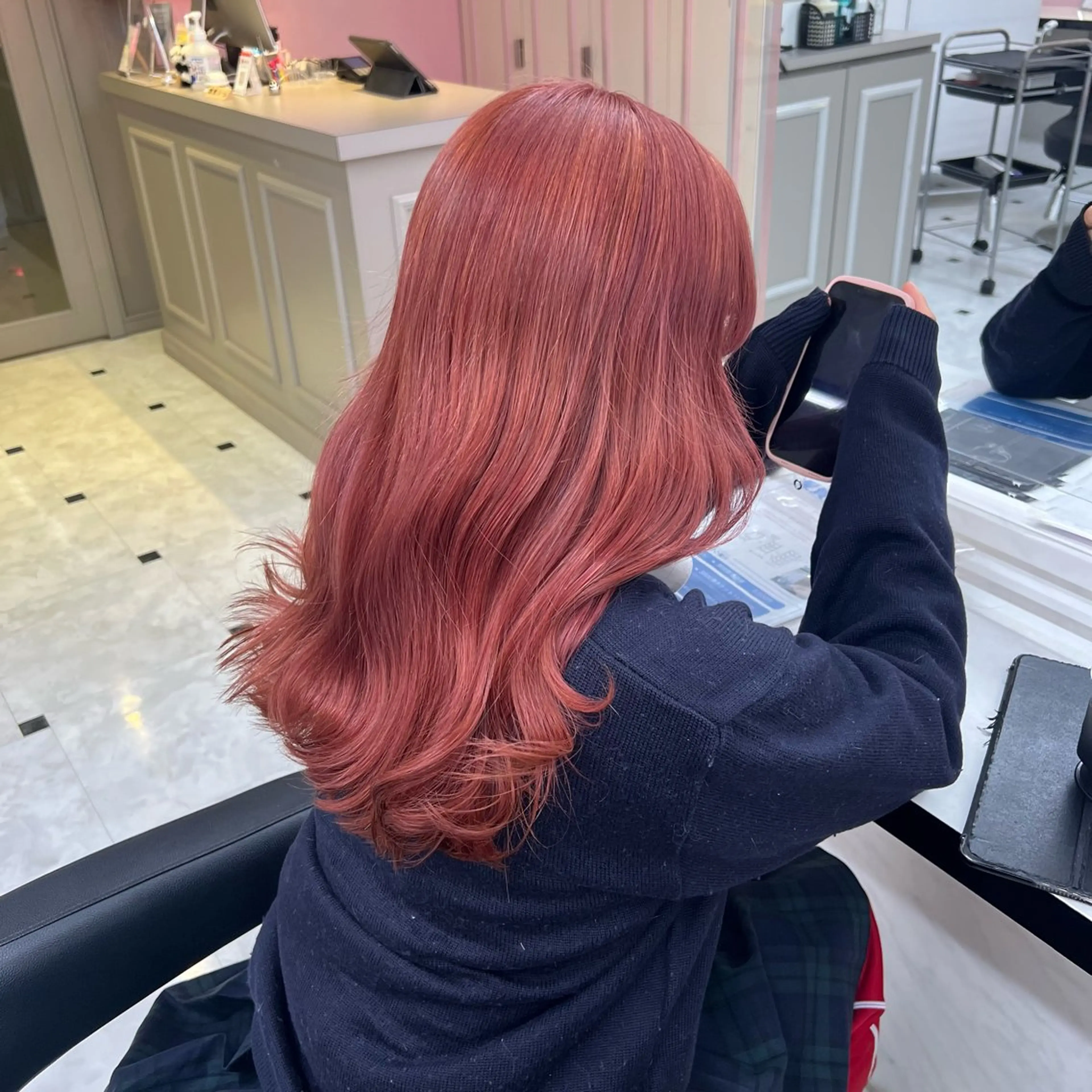 カラー 愛され暖色♥️モテ 艶髪♥️りなのヘアスタイル