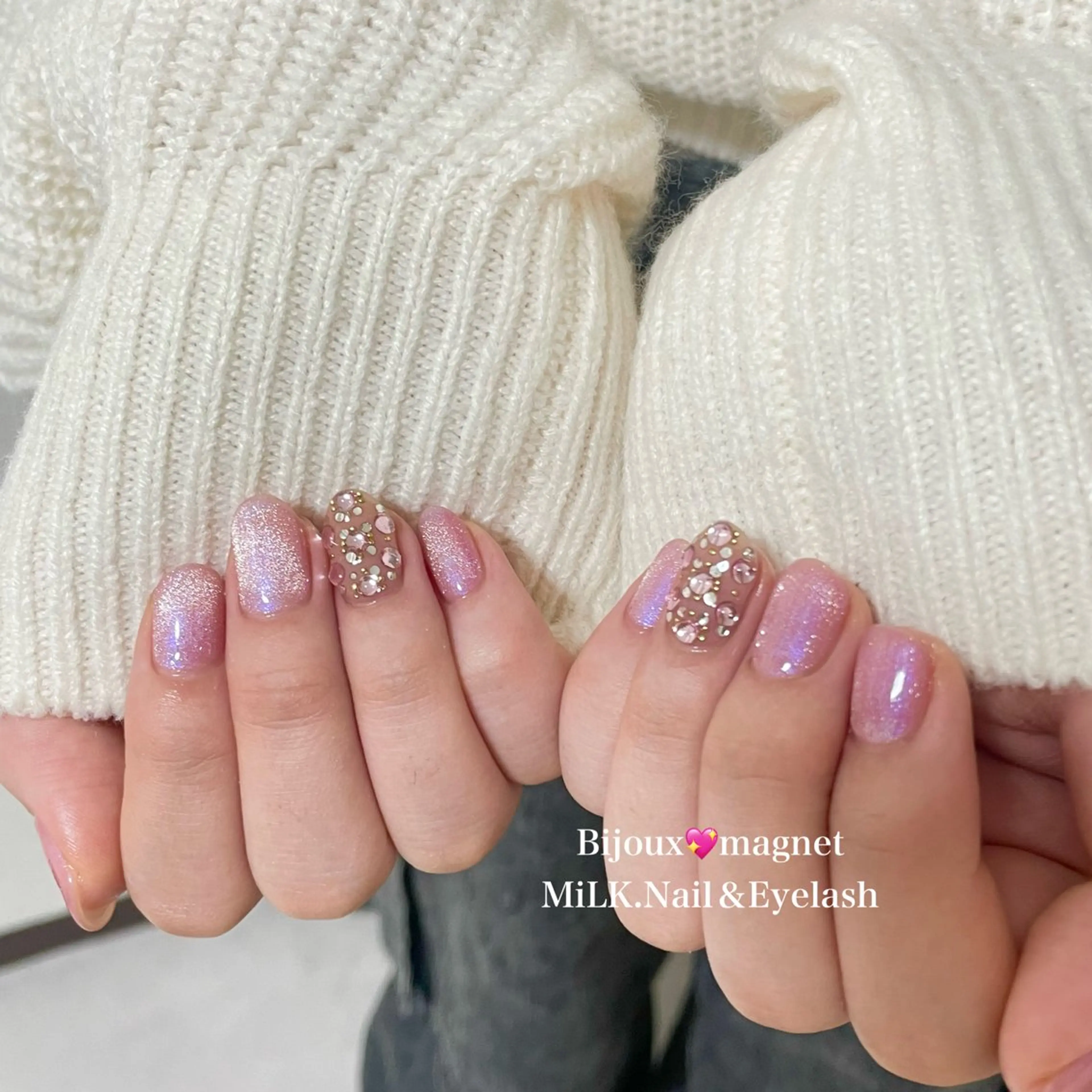 ネイル ハンドネイル MiLK.   Nail&Eyelash所属・MiLK. wakaのマツエク・マツパデザイン