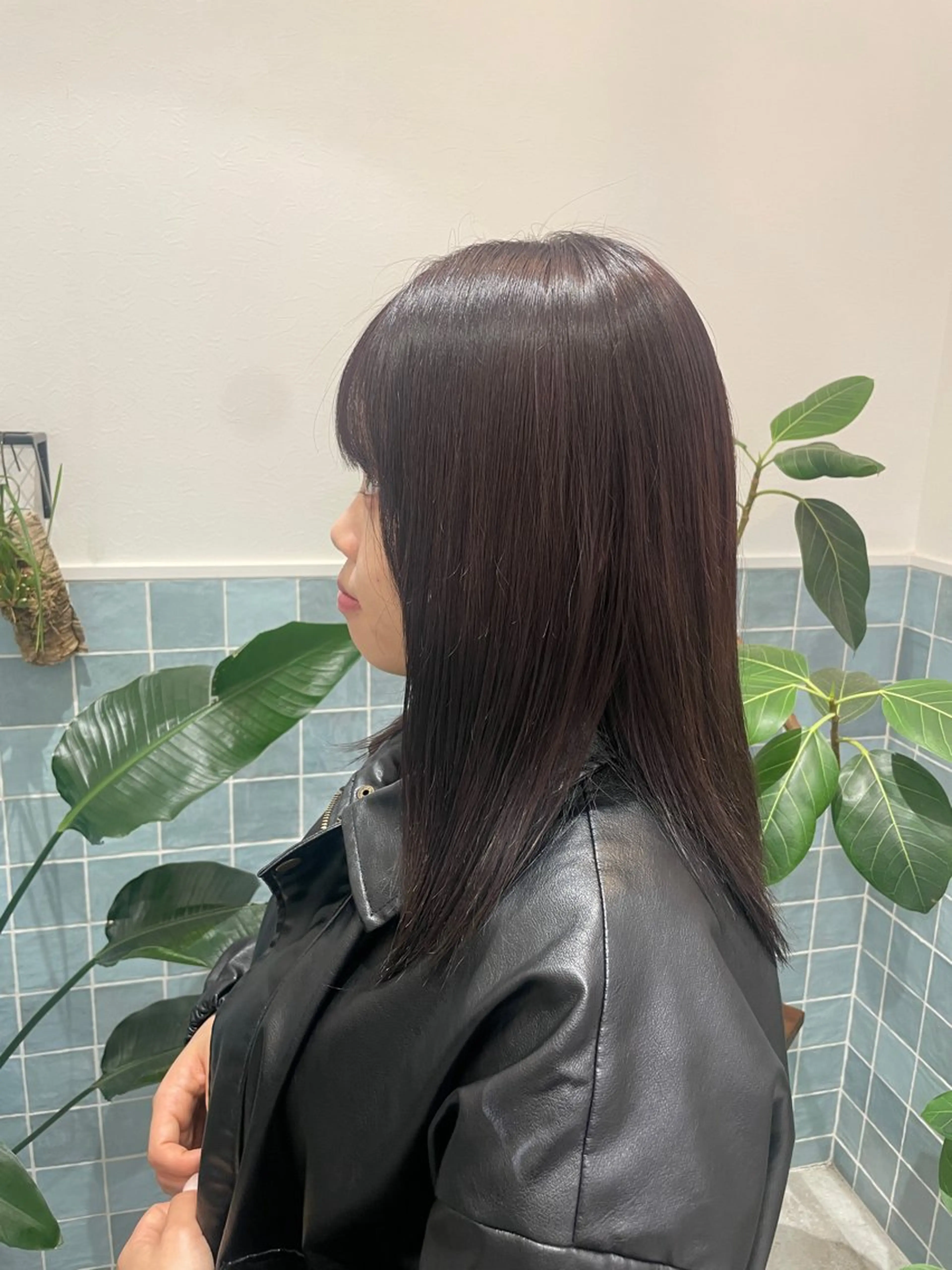 ミディアム ヘアカラー 🕊髪質改善 ストレート🕊まいのヘアスタイル