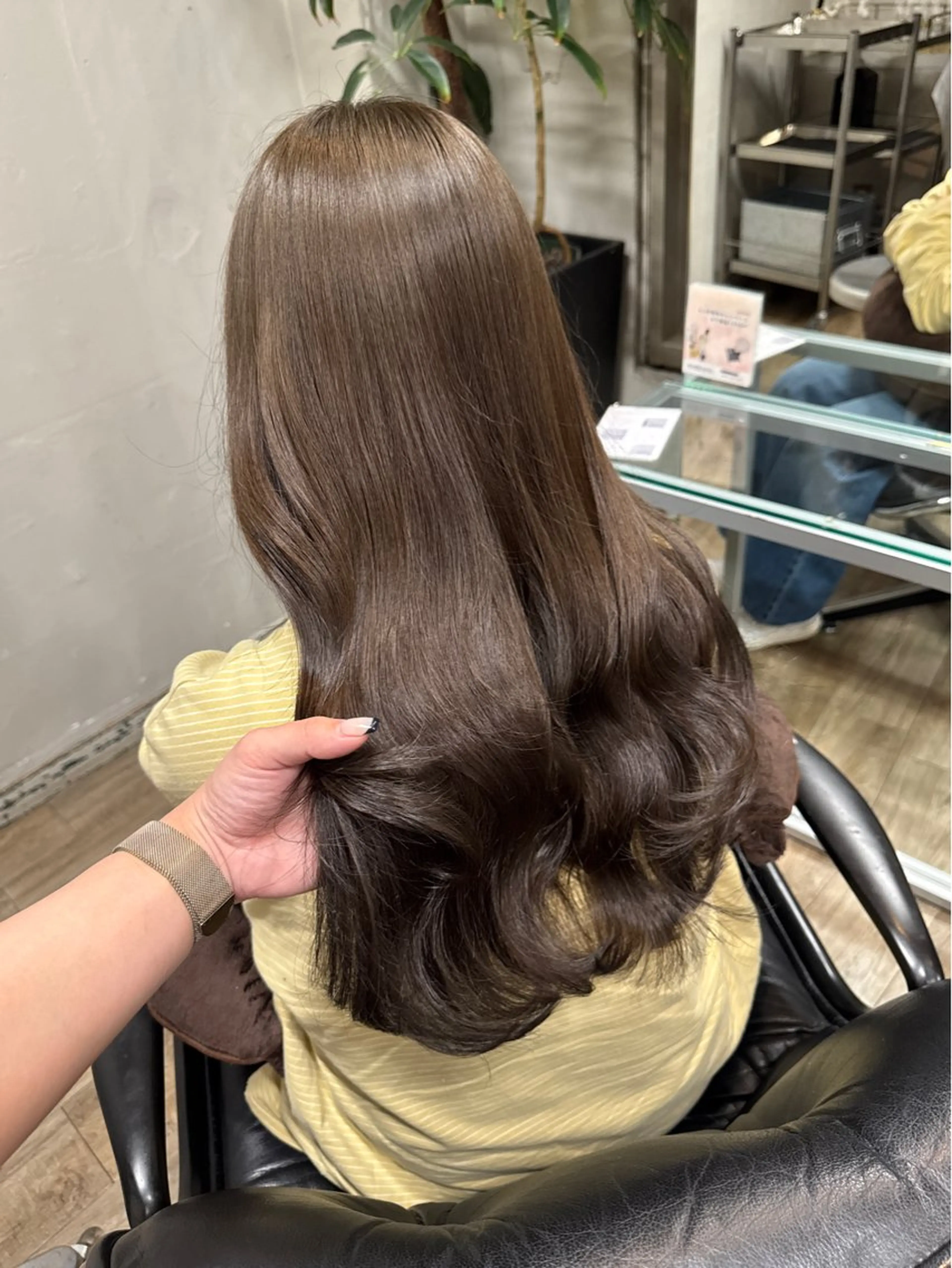 ロング トリートメント ヘアカラー トリートメント 中塚 花果のヘアスタイル