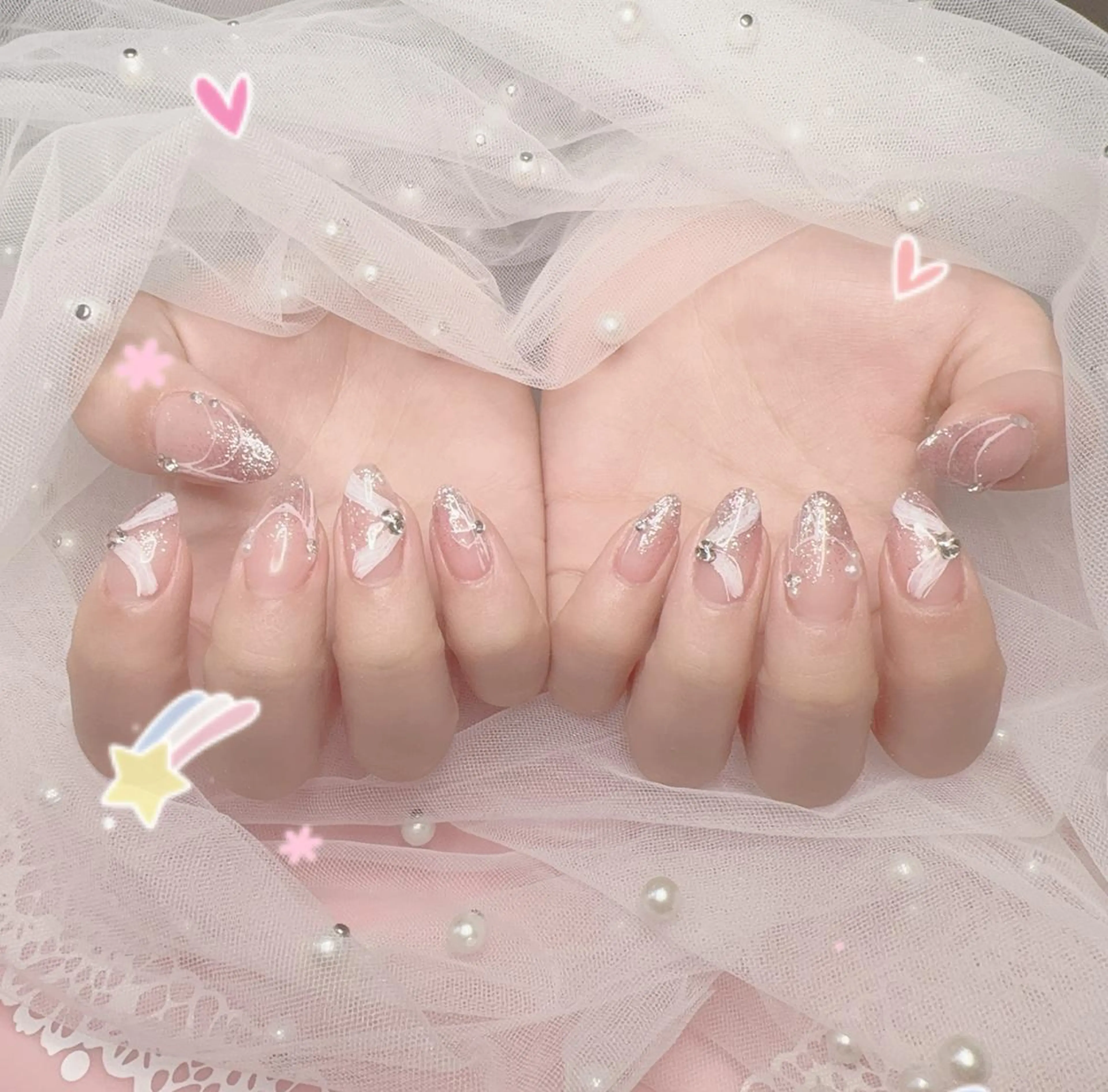 ネイル ハンドネイル 🎀シズカ nail🎀のネイルデザイン