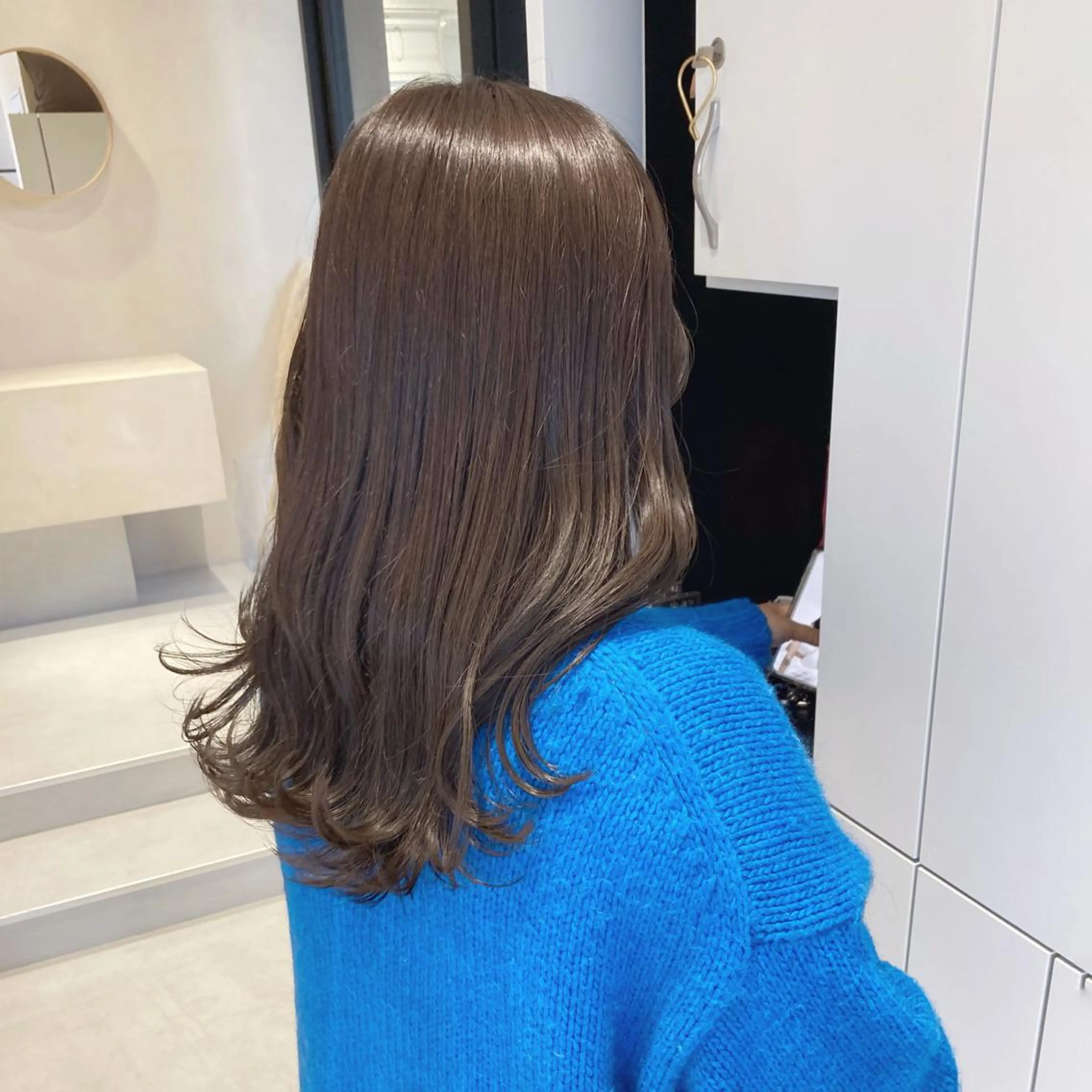 ミディアム カラー ラベンダーカラー MURANAKA RYOのヘアスタイル
