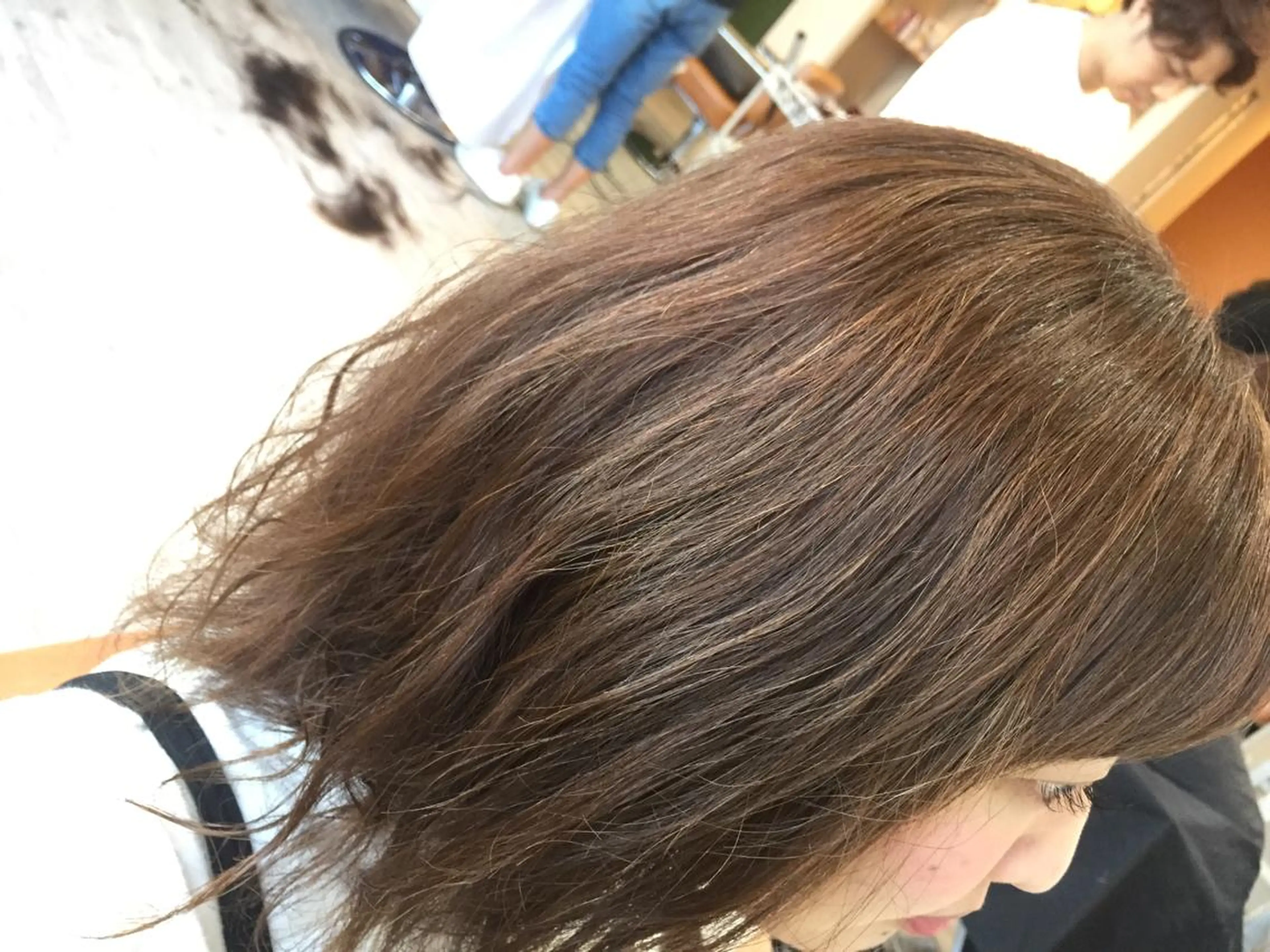 ミディアム カラー アッシュ 【AMANEQ】 yuka🦋のヘアスタイル