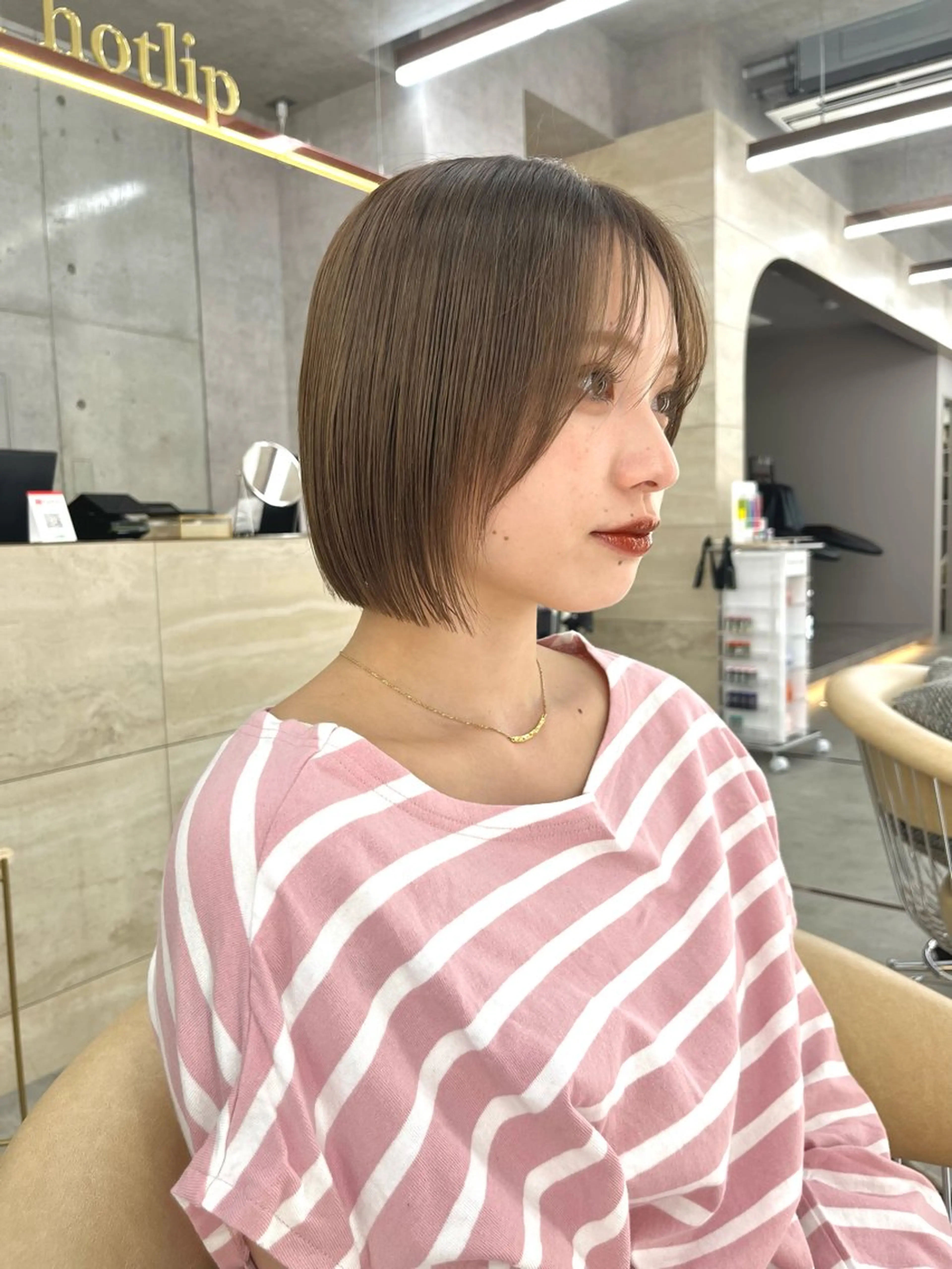 【ミニモ限定🫧🧴】似合わせ大人カット💭➕2step treatment （超音波アイロン付）🍃（カットモデル）の写真