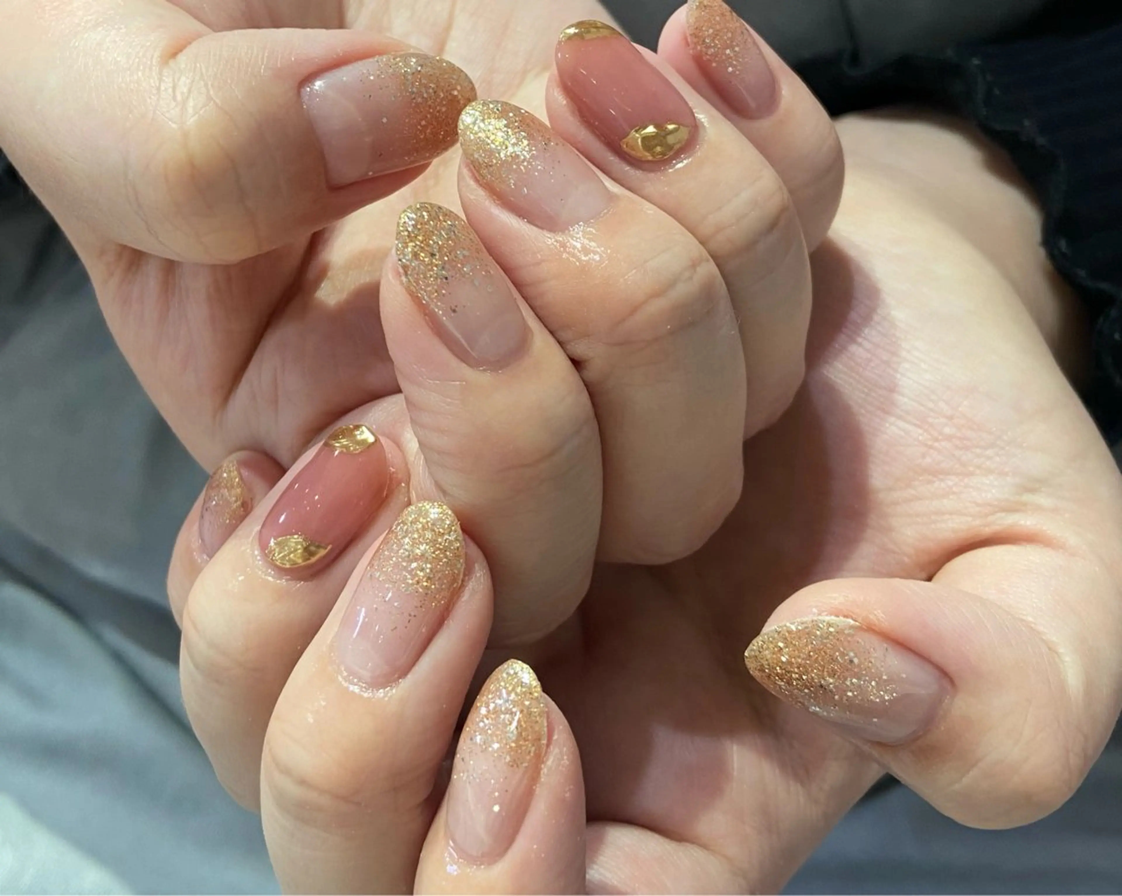 〈オフあり〉ワンカラーorグラデーション+2本アート/120分の写真