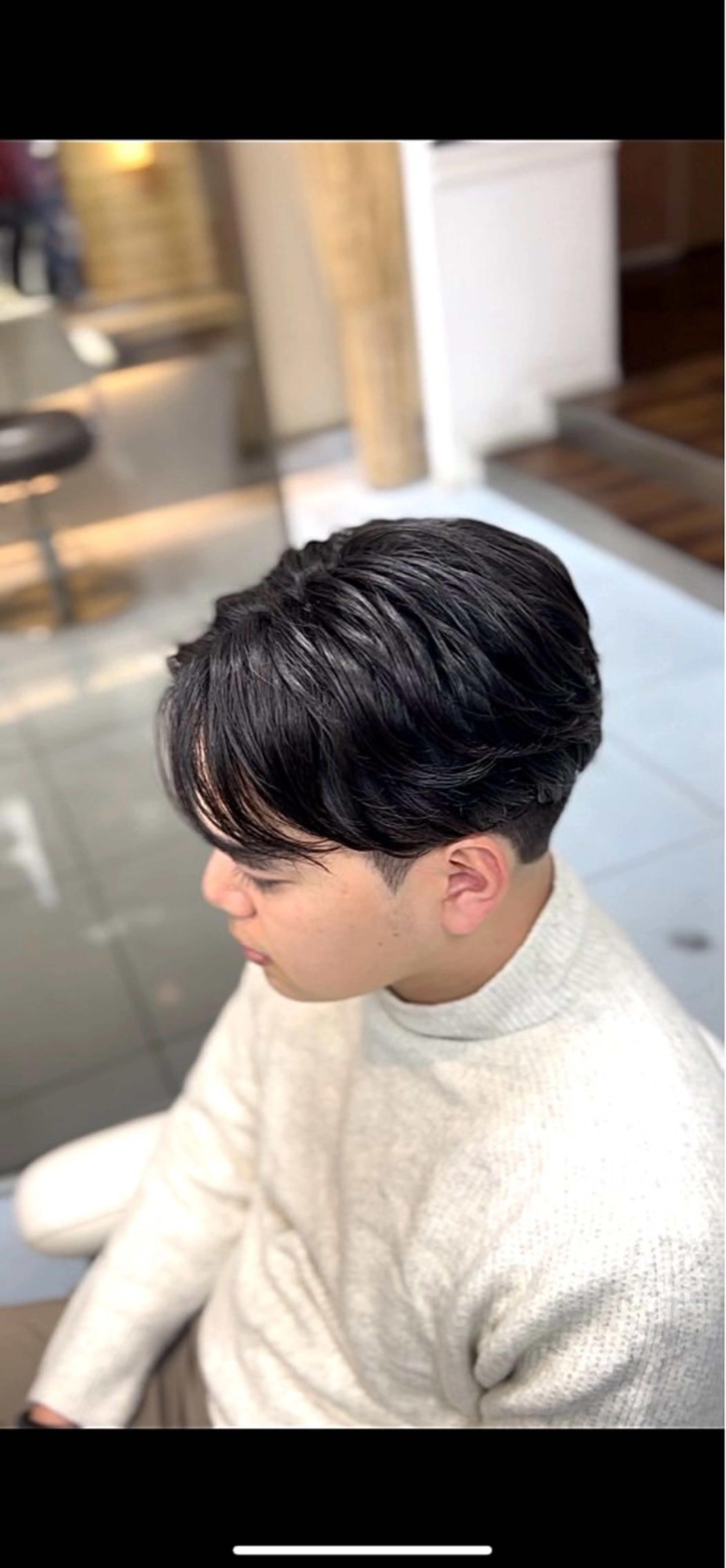 ショート パーマ メンズ センターパート メンズ韓国風 韓国マッシュ マッシュ メンズパーマ カット パーマ トリートメント 🔮メンズ縮毛矯正 毛流れパーマ💎竹永のヘアスタイル