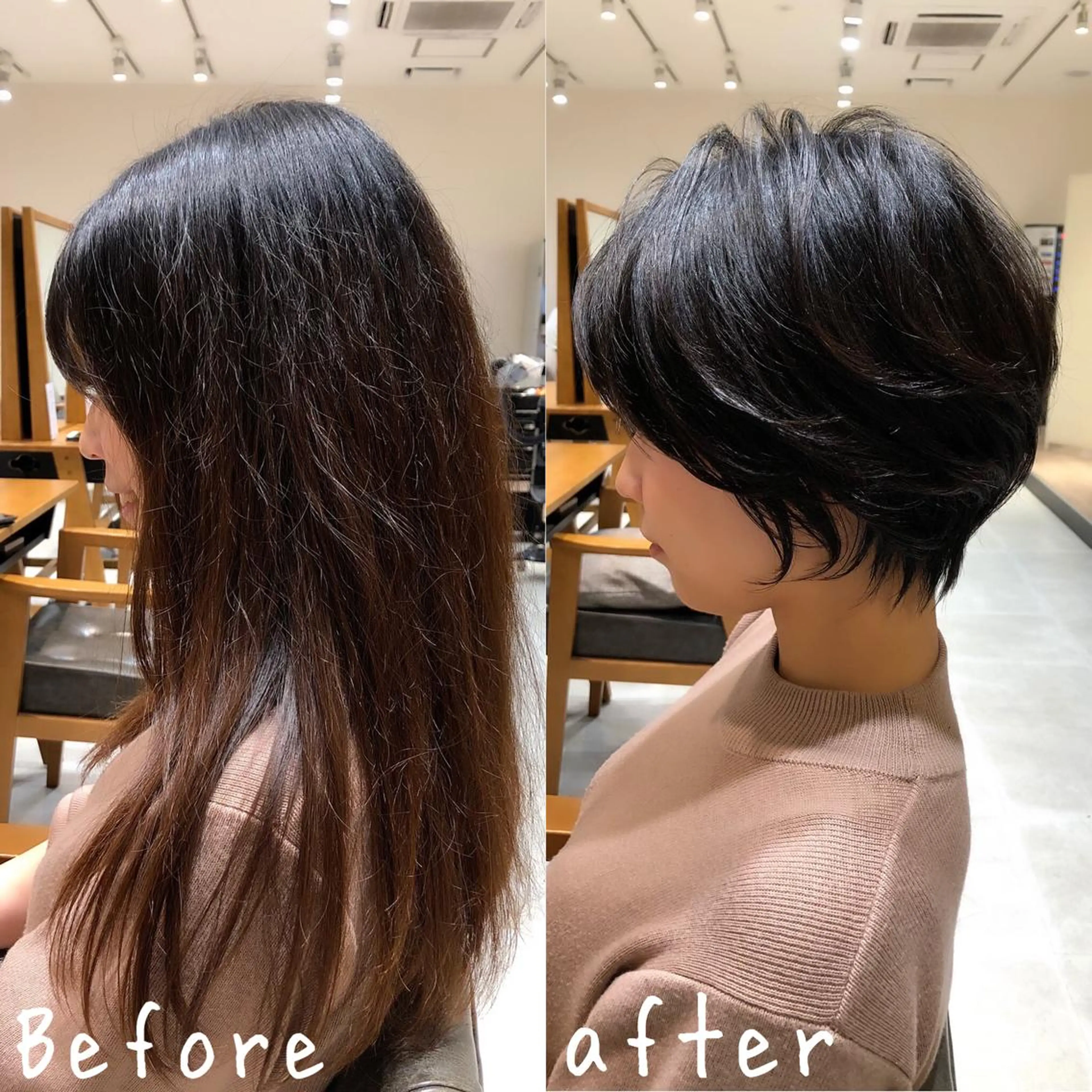 ショート カラー ショートヘア 小顔カット カット ヘアカラー トリートメント 高橋 昭雄のヘアスタイル