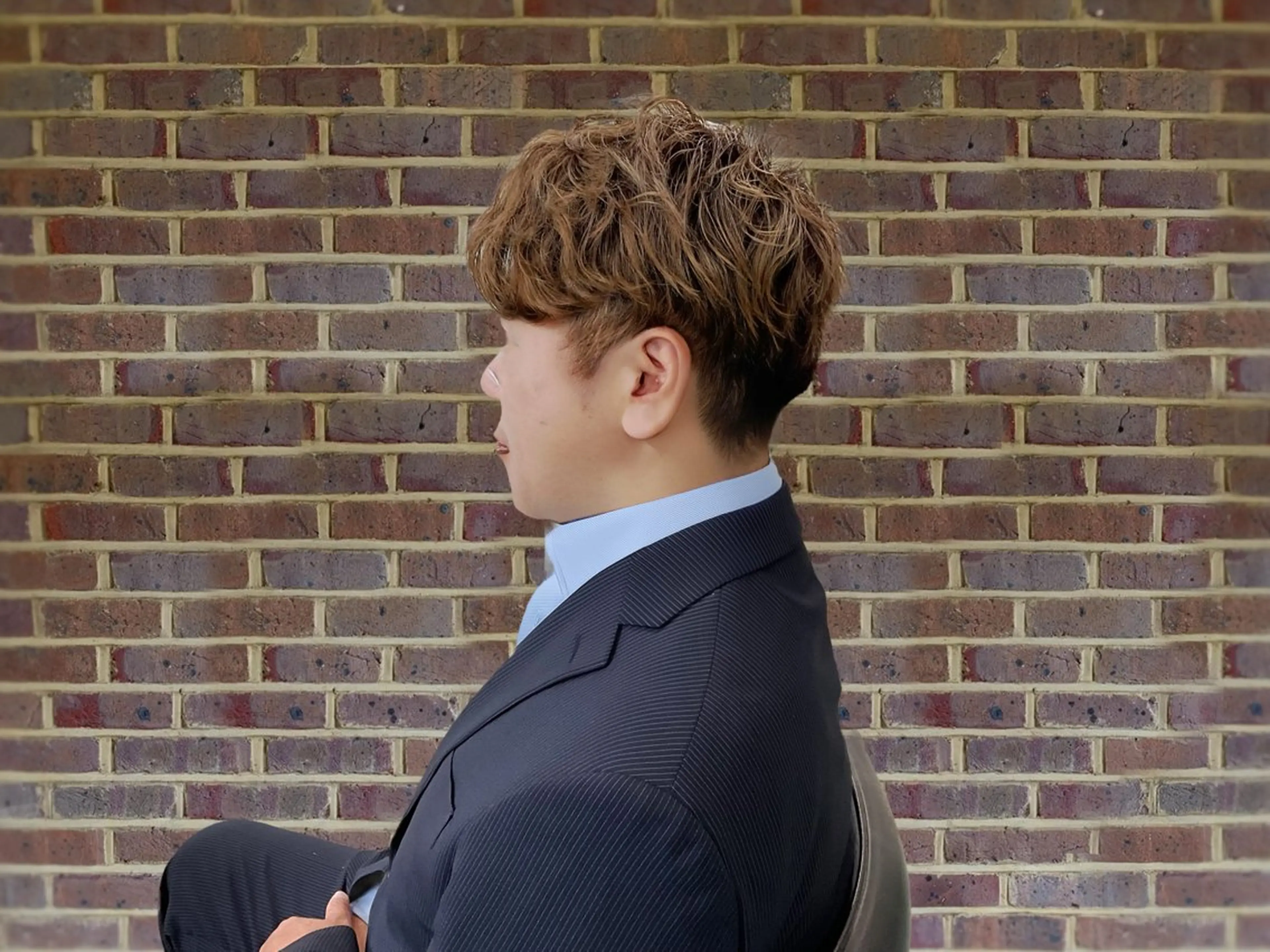 ショート パーマ メンズ メンズパーマ au美容室所属・au栄矢場町 水素髪質改善Tのヘアスタイル