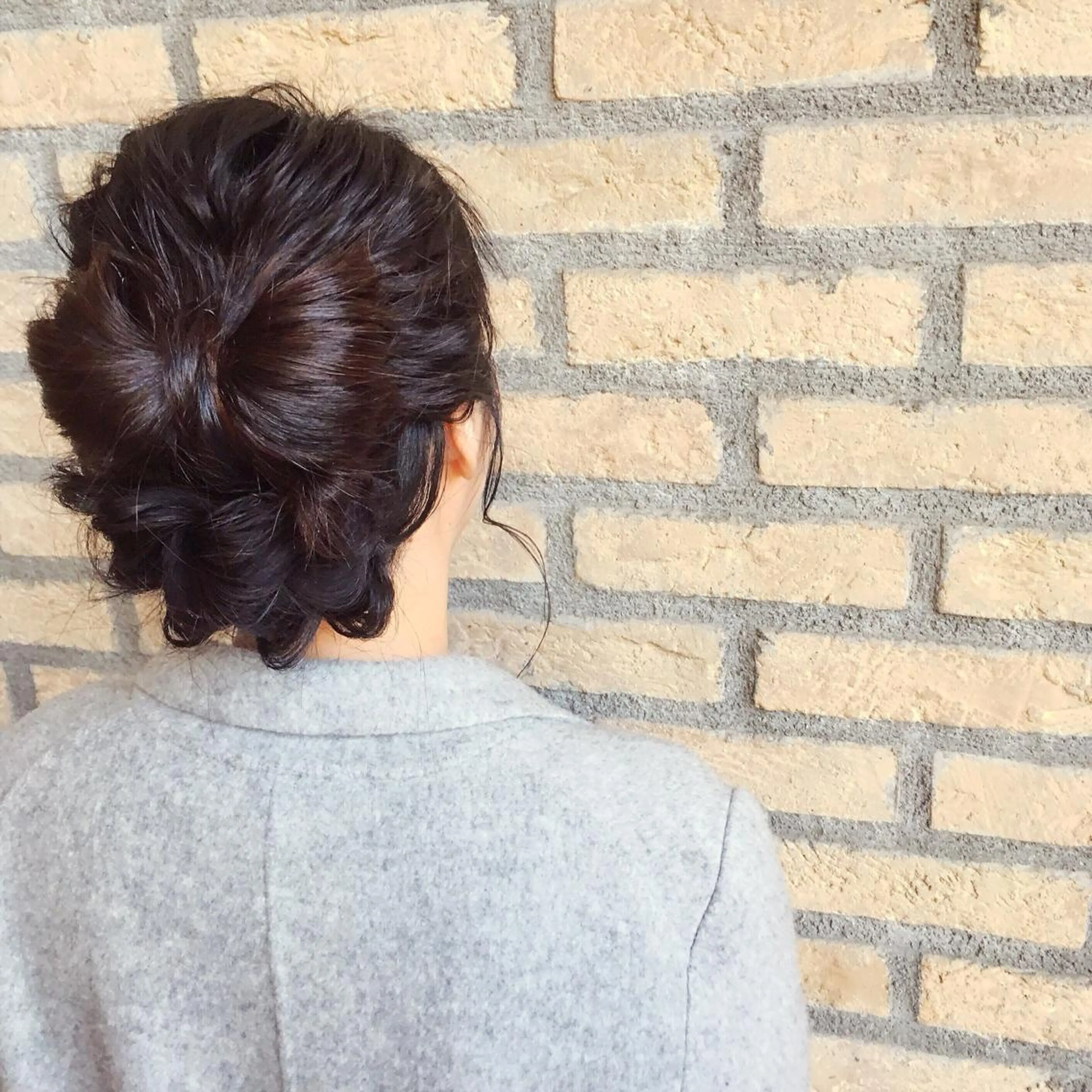 セミロング ヘアアレンジ ヘアセット SALON DE KIKUCHI 本店所属・菊池 栄里奈のヘアスタイル