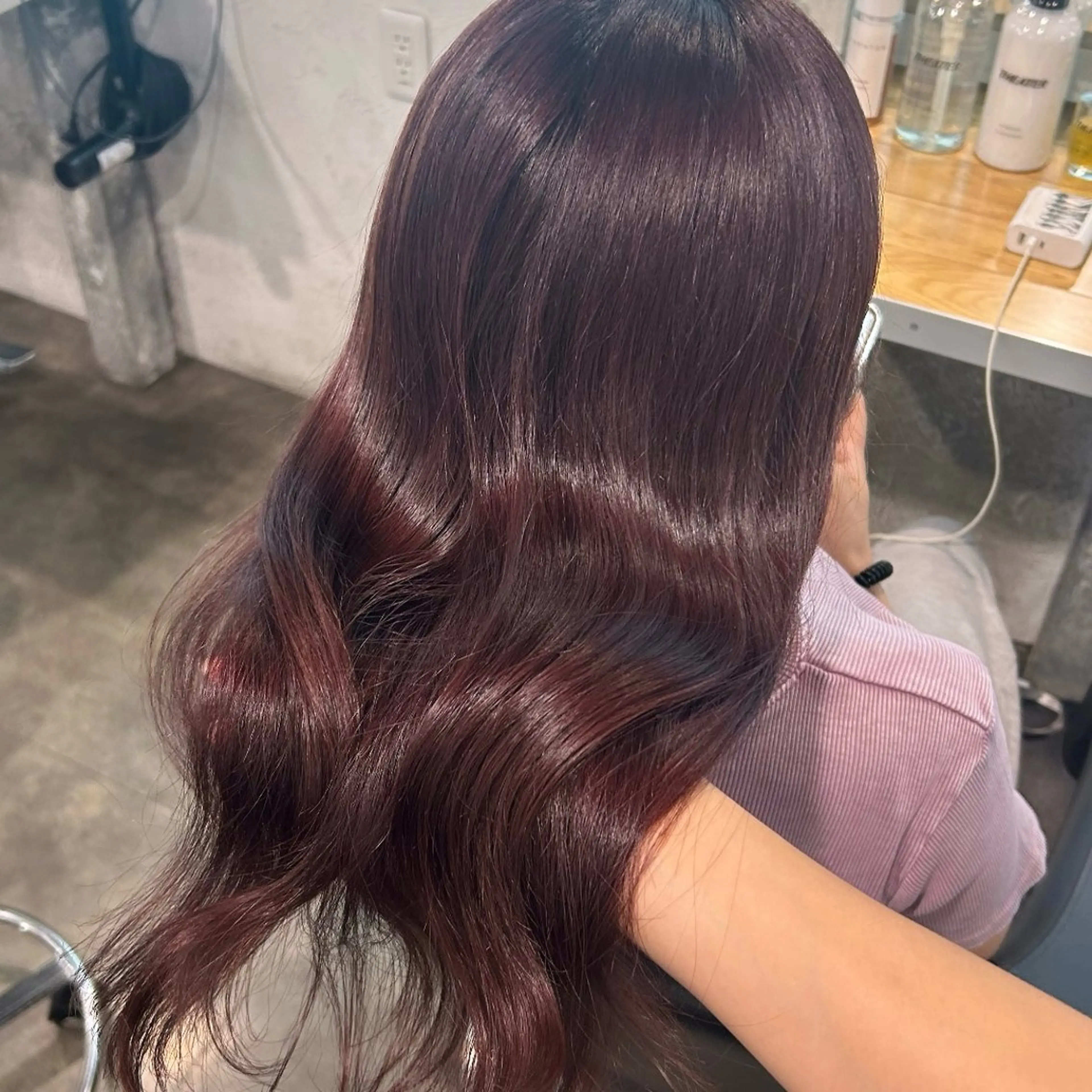 セミロング IS所属・横浜美容室/透明感 カラー/レイヤーのヘアスタイル