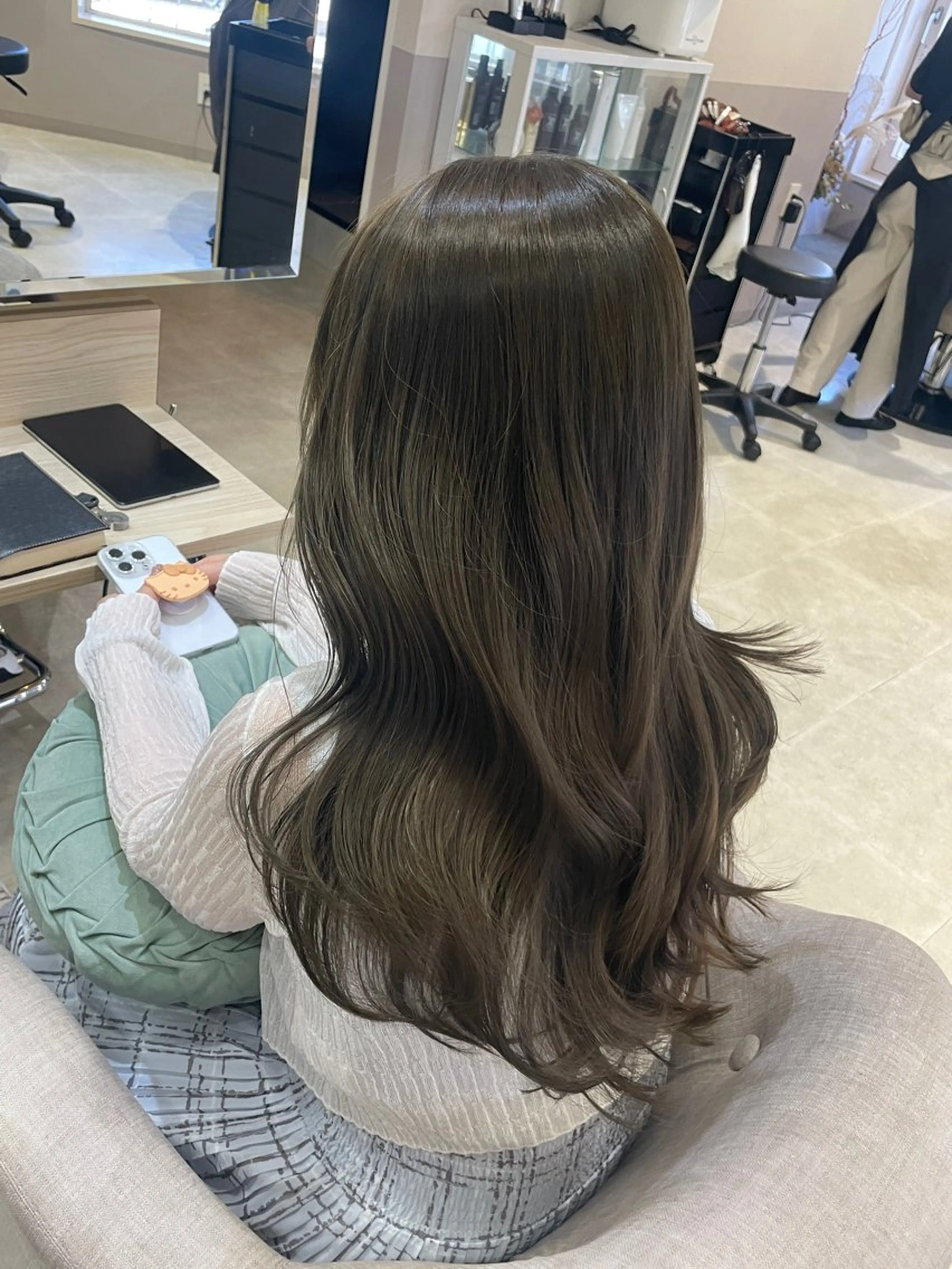 ロング カラー カット ヘアカラー HARUKA韓国ヘア /Luana梅田のヘアスタイル