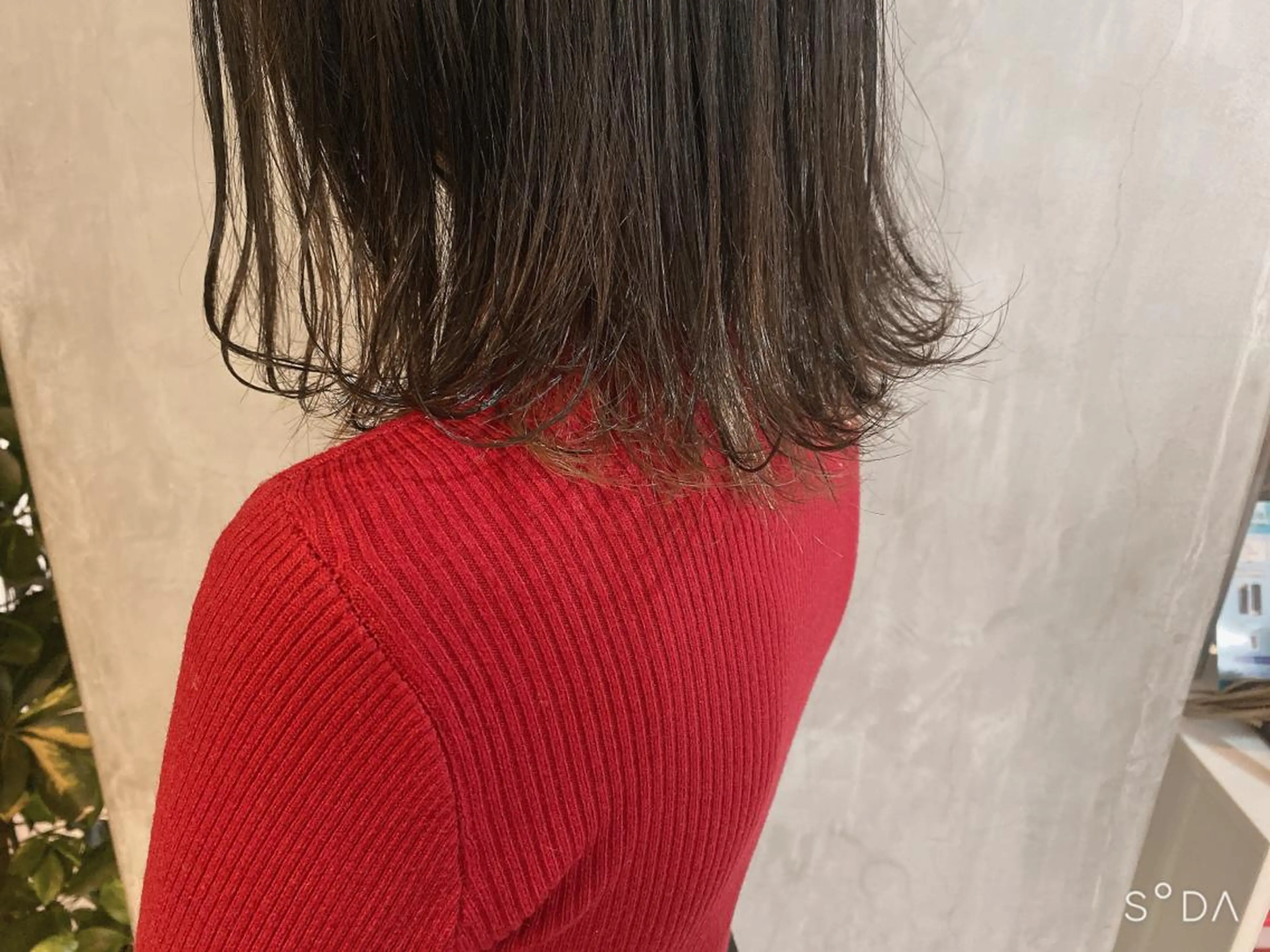 ミディアム カラー ヘアアレンジ グレージュ stylist/蛯谷 珠里のヘアスタイル