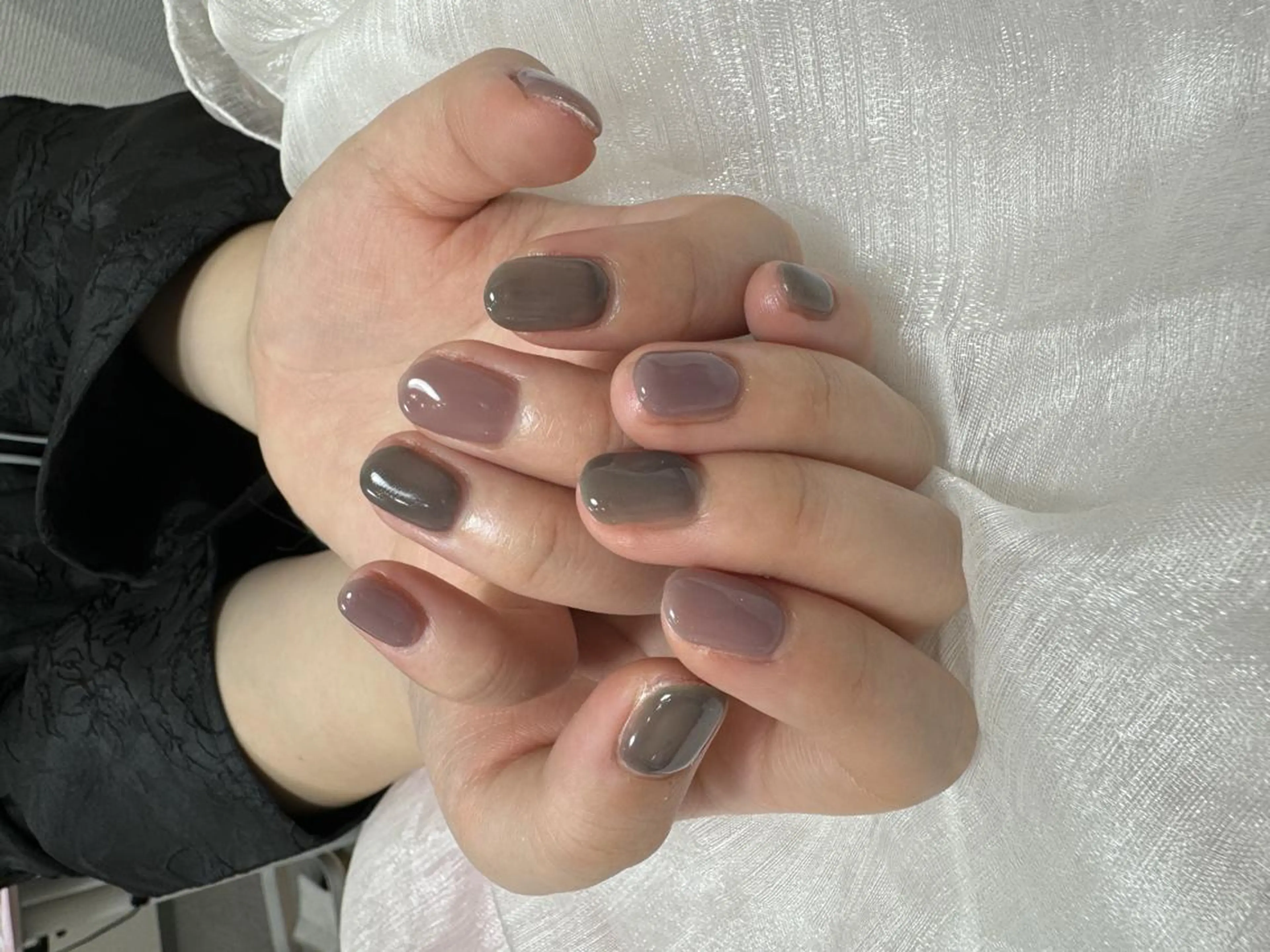 ネイル アートネイル オーロラネイル フラッシュネイル ガーリー キラキラネイル ハンドネイル DEMAIN- 🌹のネイルデザイン