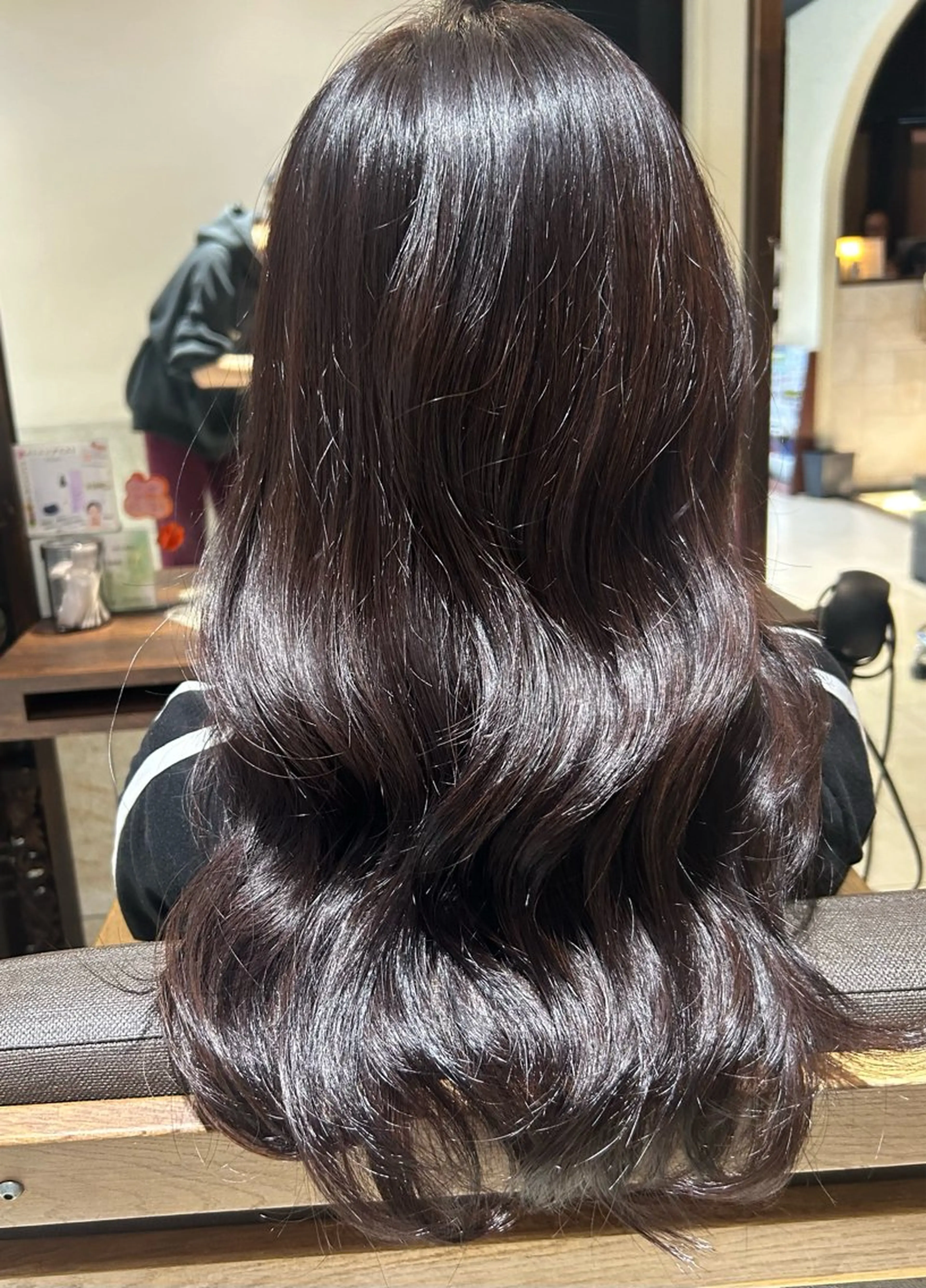 ロング 韓国風ヘア レイヤーカット おおがくみゆ🦙🍊 ‪‪⭐️池袋のヘアスタイル