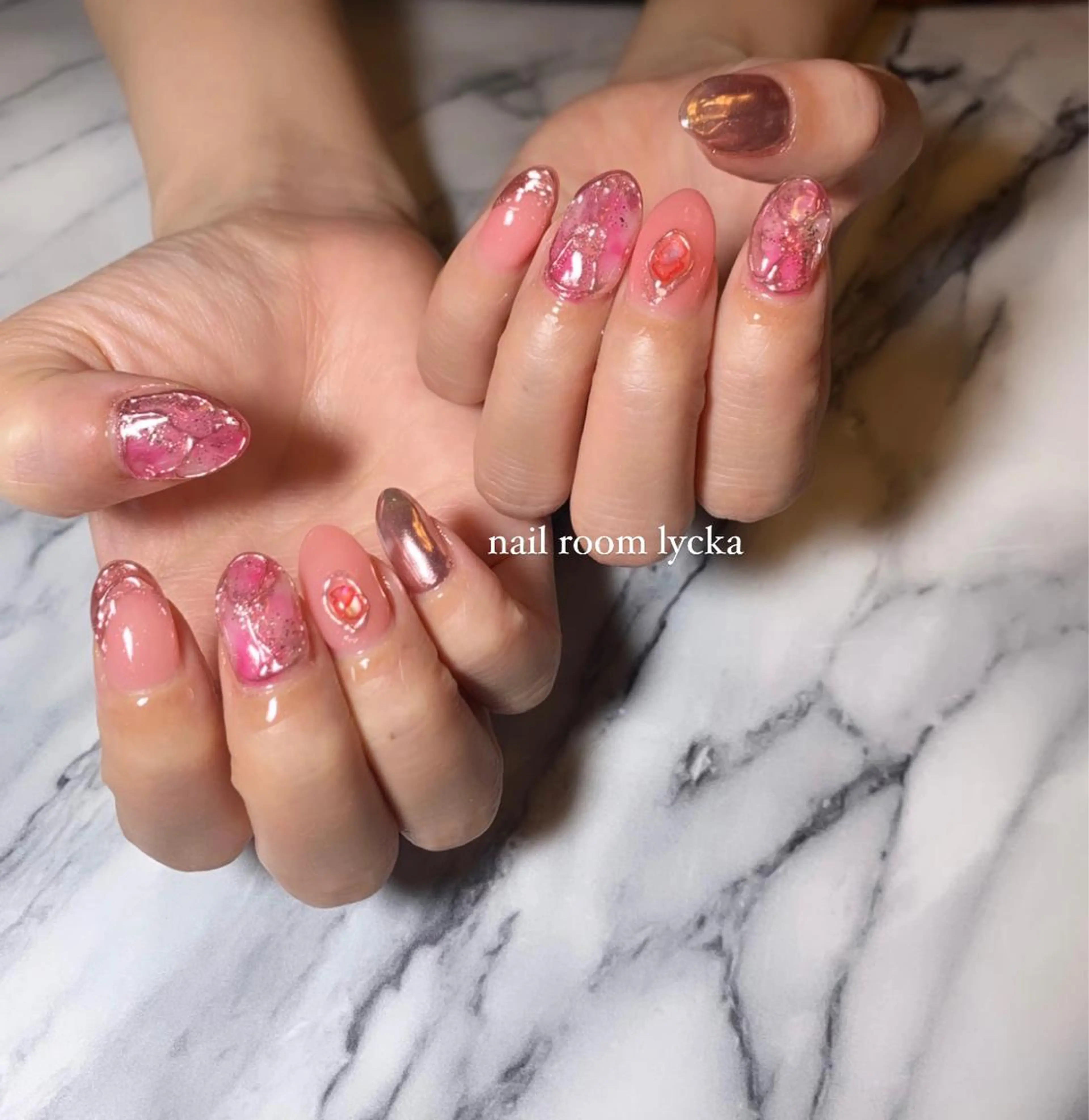 ネイル ﾈｲﾙﾙｰﾑﾘｯｶ 𝐦𝐚𝐲𝐮のネイルデザイン