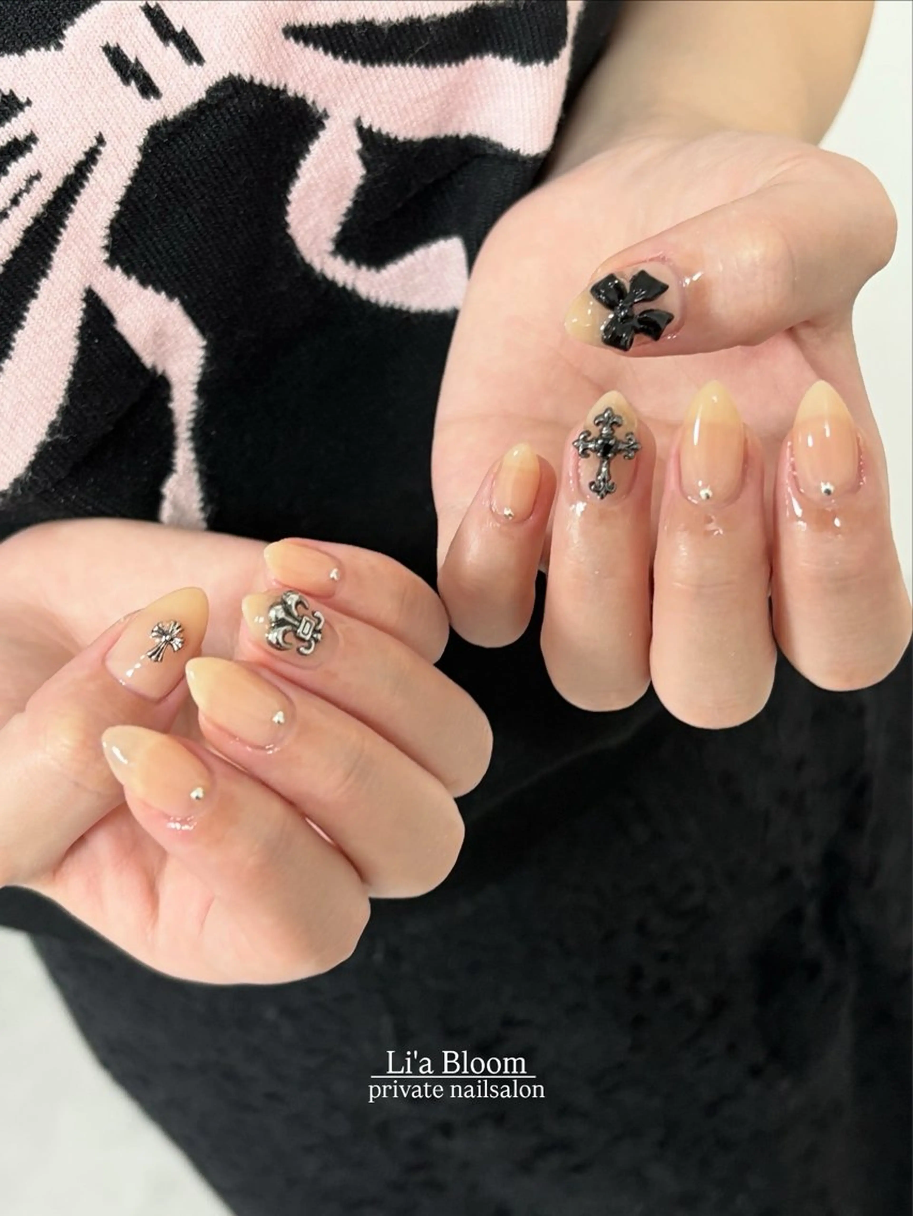 ネイル ハンドネイル Li'a Bloom所属・🦋🤍 madoka🤍のネイルデザイン