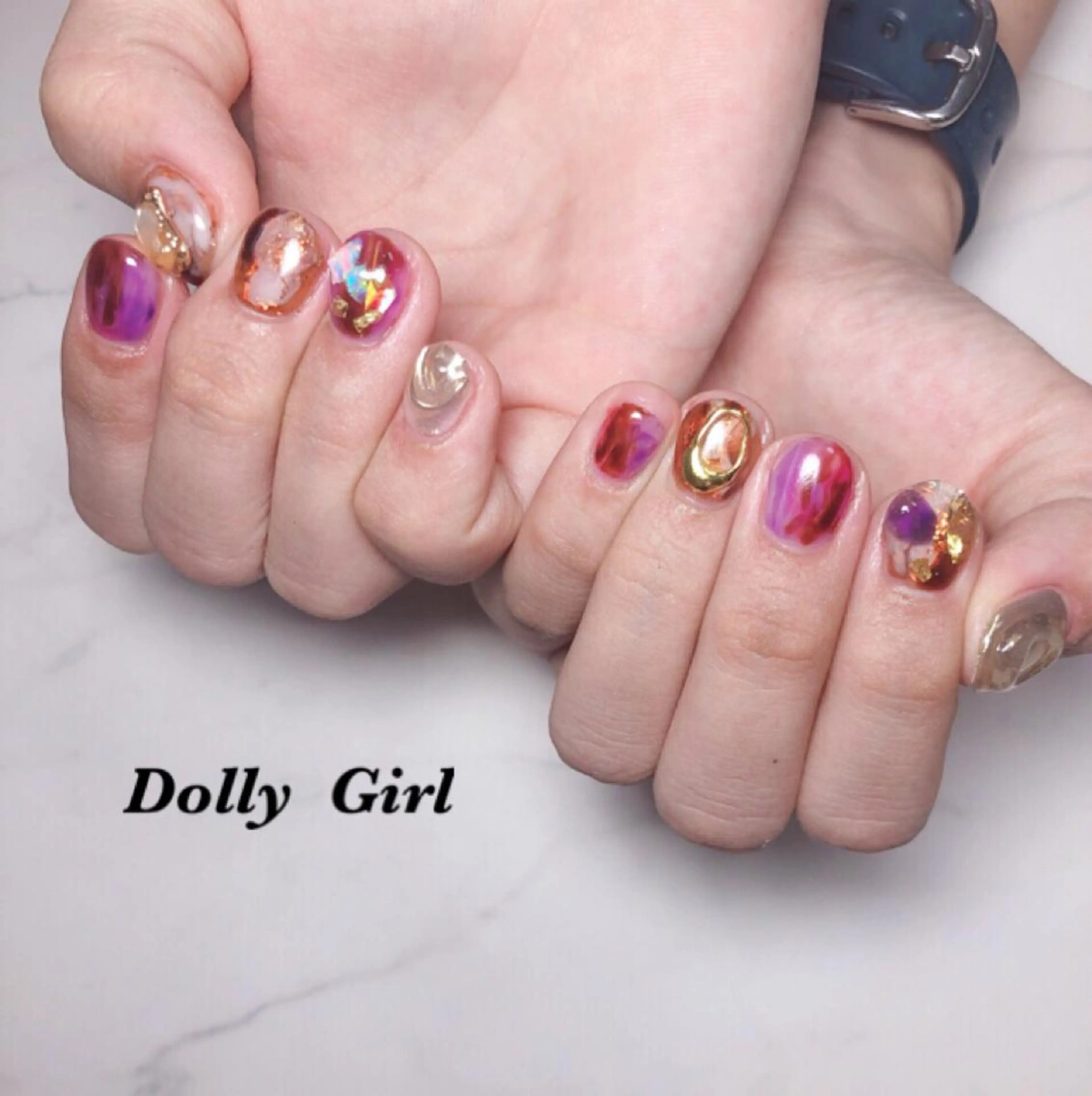 ネイル 個室ネイルサロンDolly Girl〜ドーリーガール〜所属・DollyGirl KYOKOのネイルデザイン