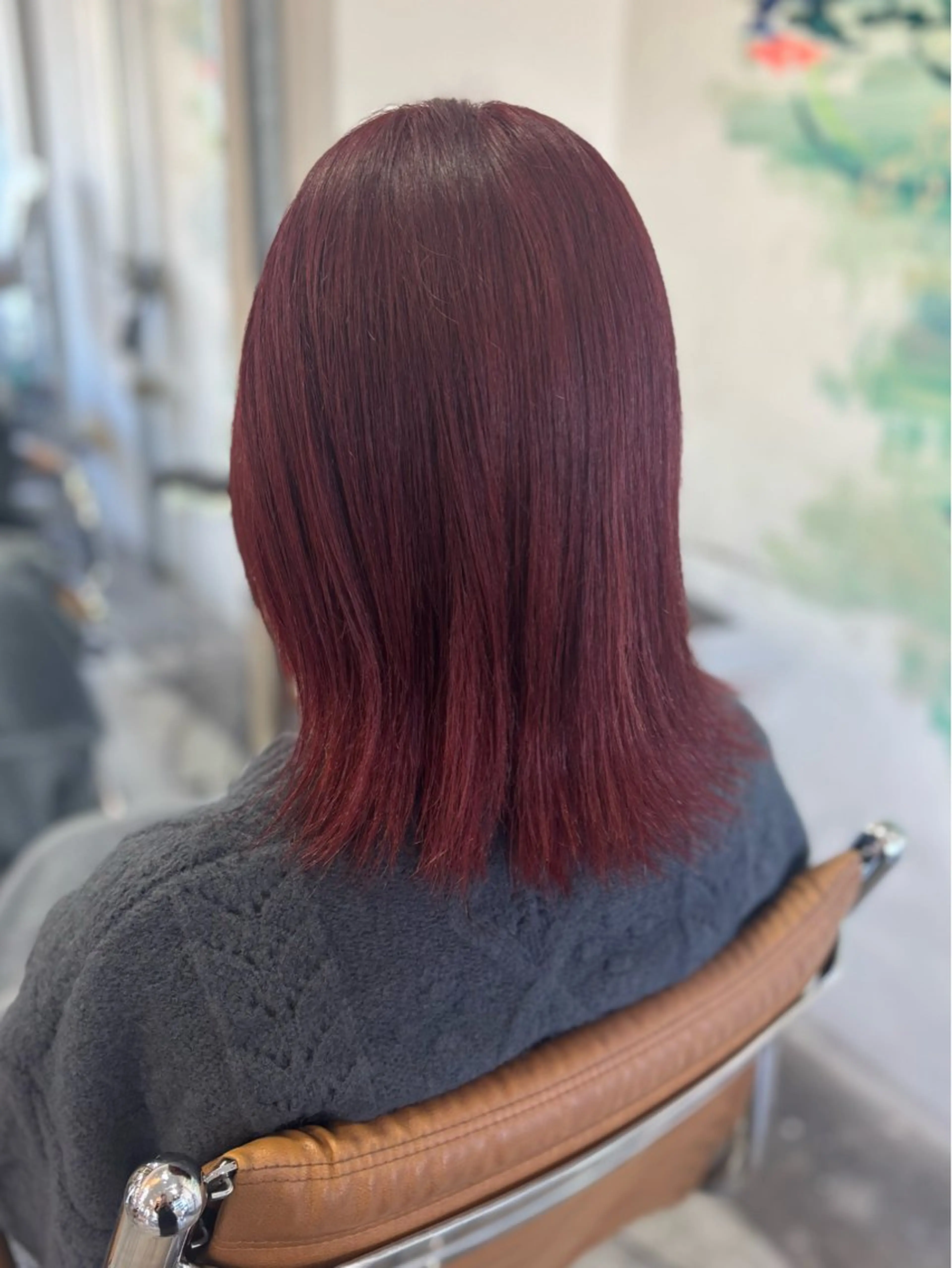 ミディアム カラー ヘアカラー トリートメント 髪質改善/ヘアケア coiiはしもとはなのヘアスタイル