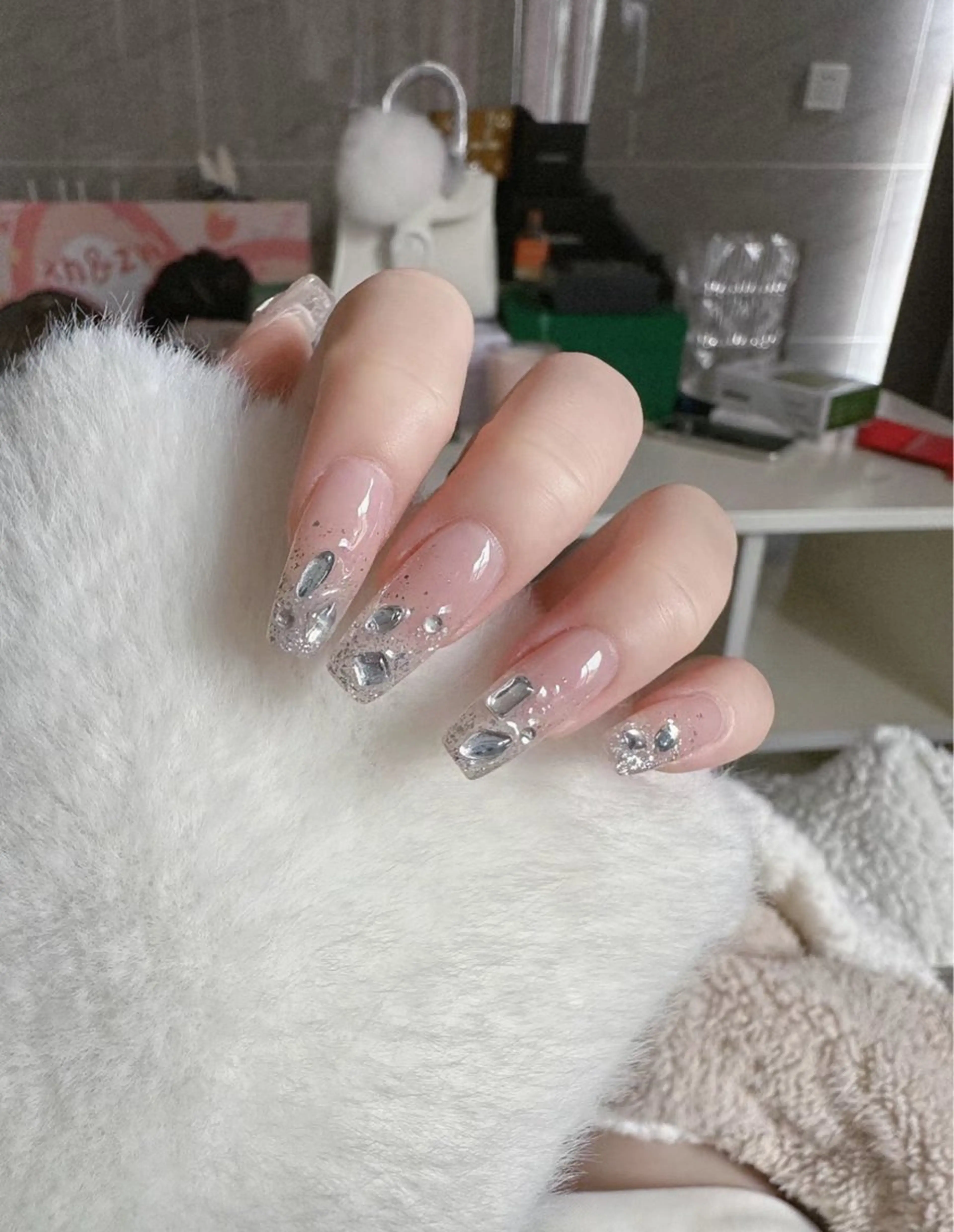 ネイル アートネイル ジェルネイル 持ち込み オフィスネイル シンプルネイル 🍳Le mode co co 🍪のネイルデザイン