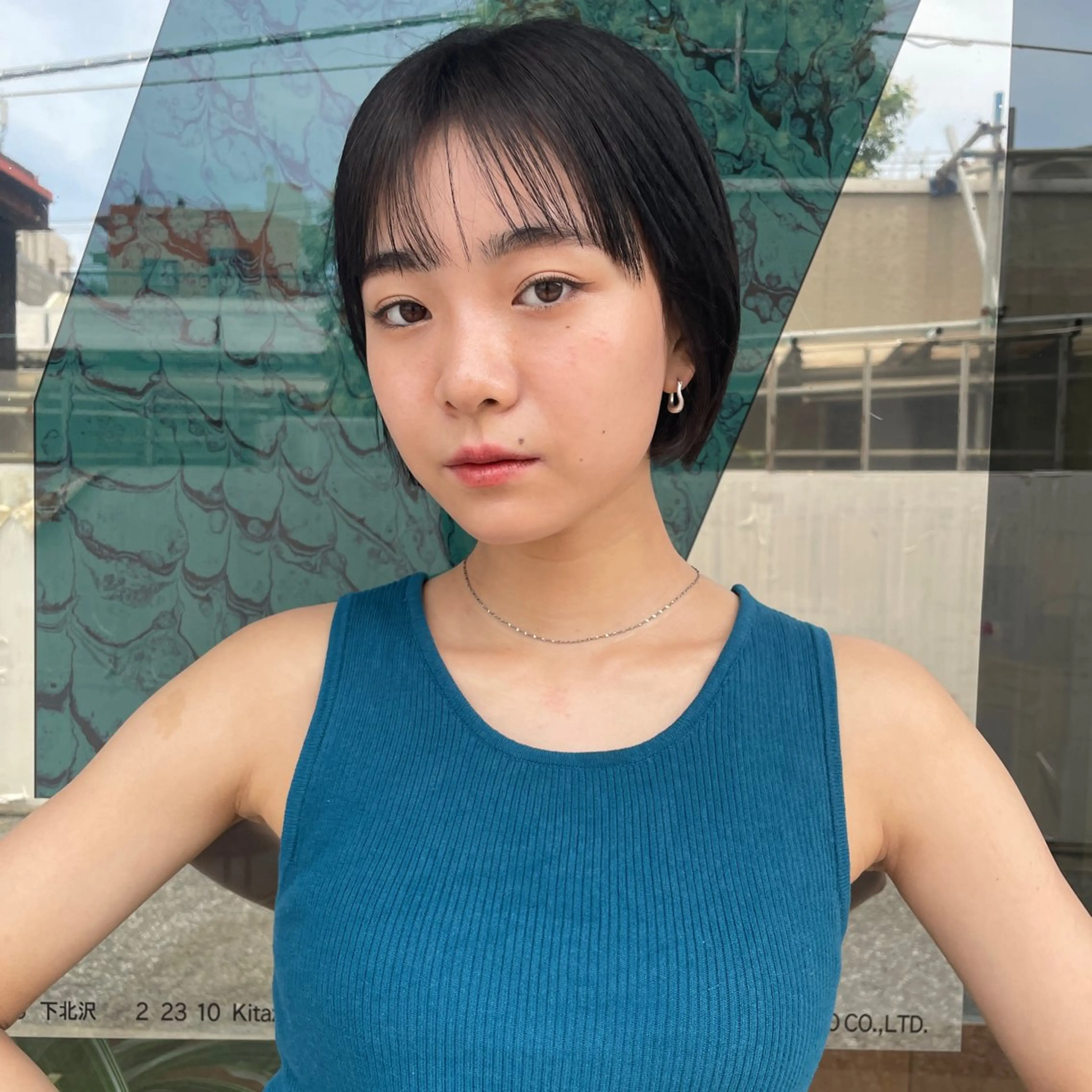 ショート カラー カット 縮毛矯正 トリートメント 野村矩樂/パーマ /縮毛矯正のヘアスタイル