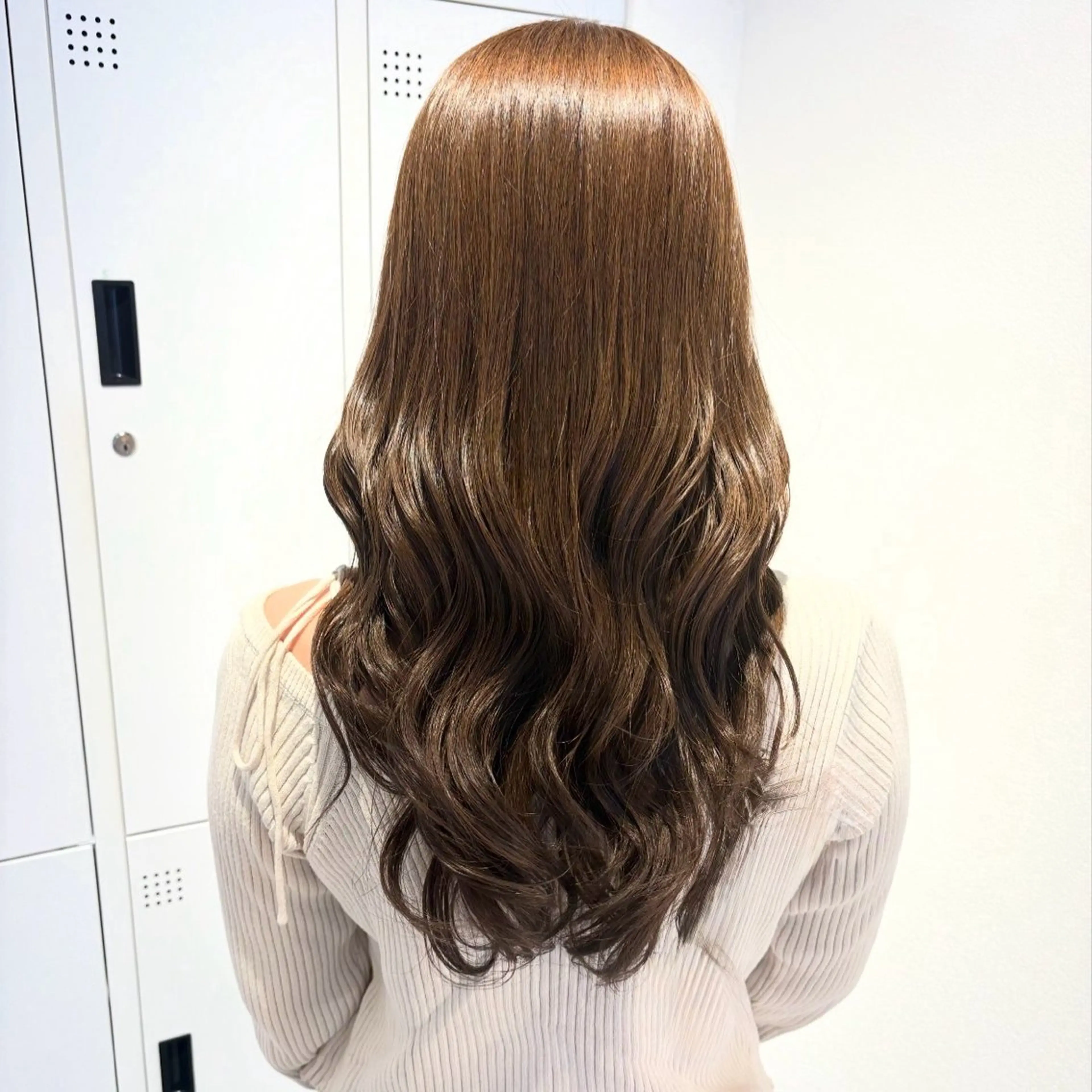 ロング カラー ベージュカラー ブリーチ 透明感カラー グレージュ ミルクティーグレージュ SASE/ 🍒nodoka🍒のヘアスタイル