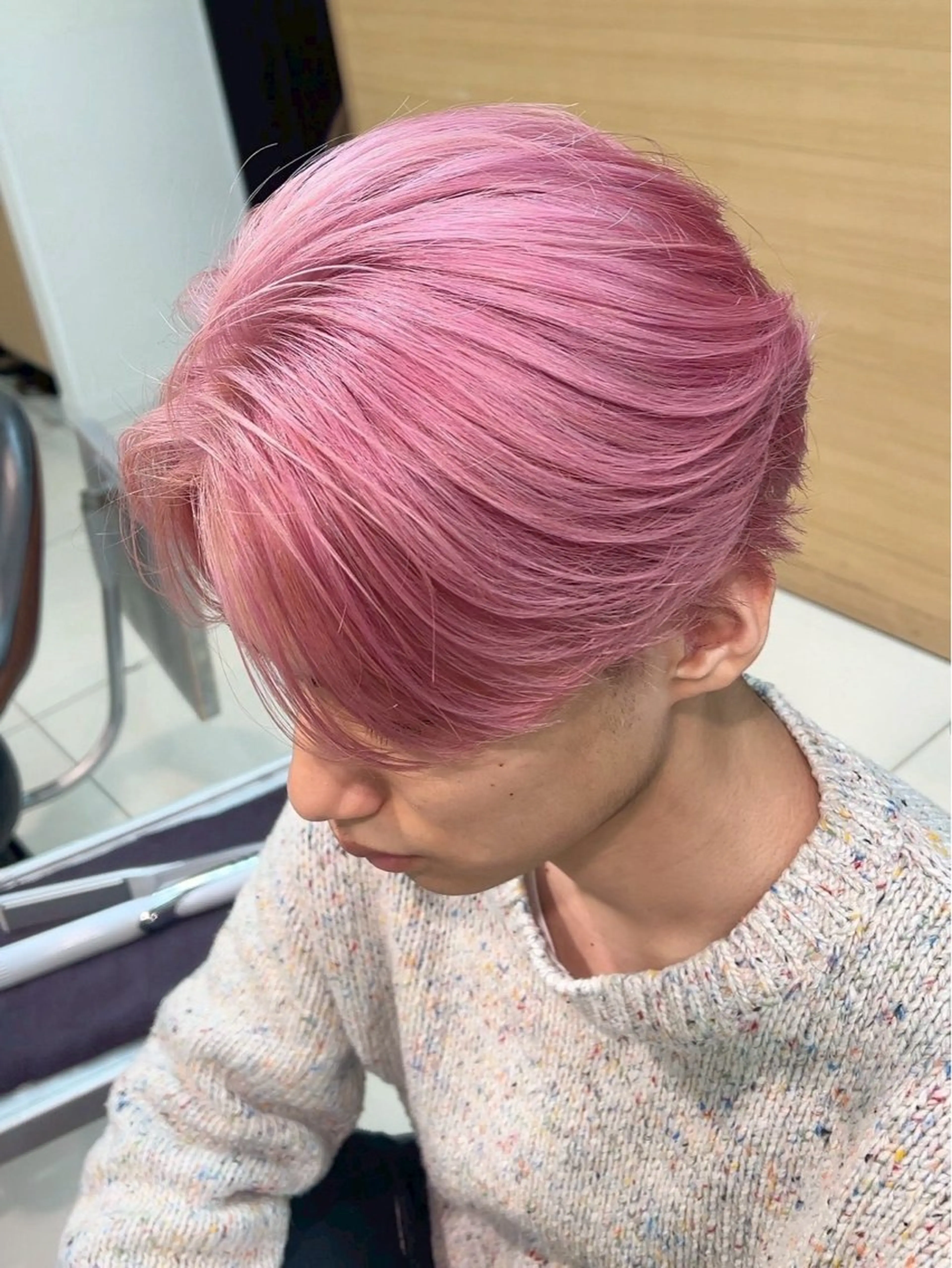 ショート メンズ カット ヘアカラー パーマ/ハイトーン /吉田眞のヘアスタイル